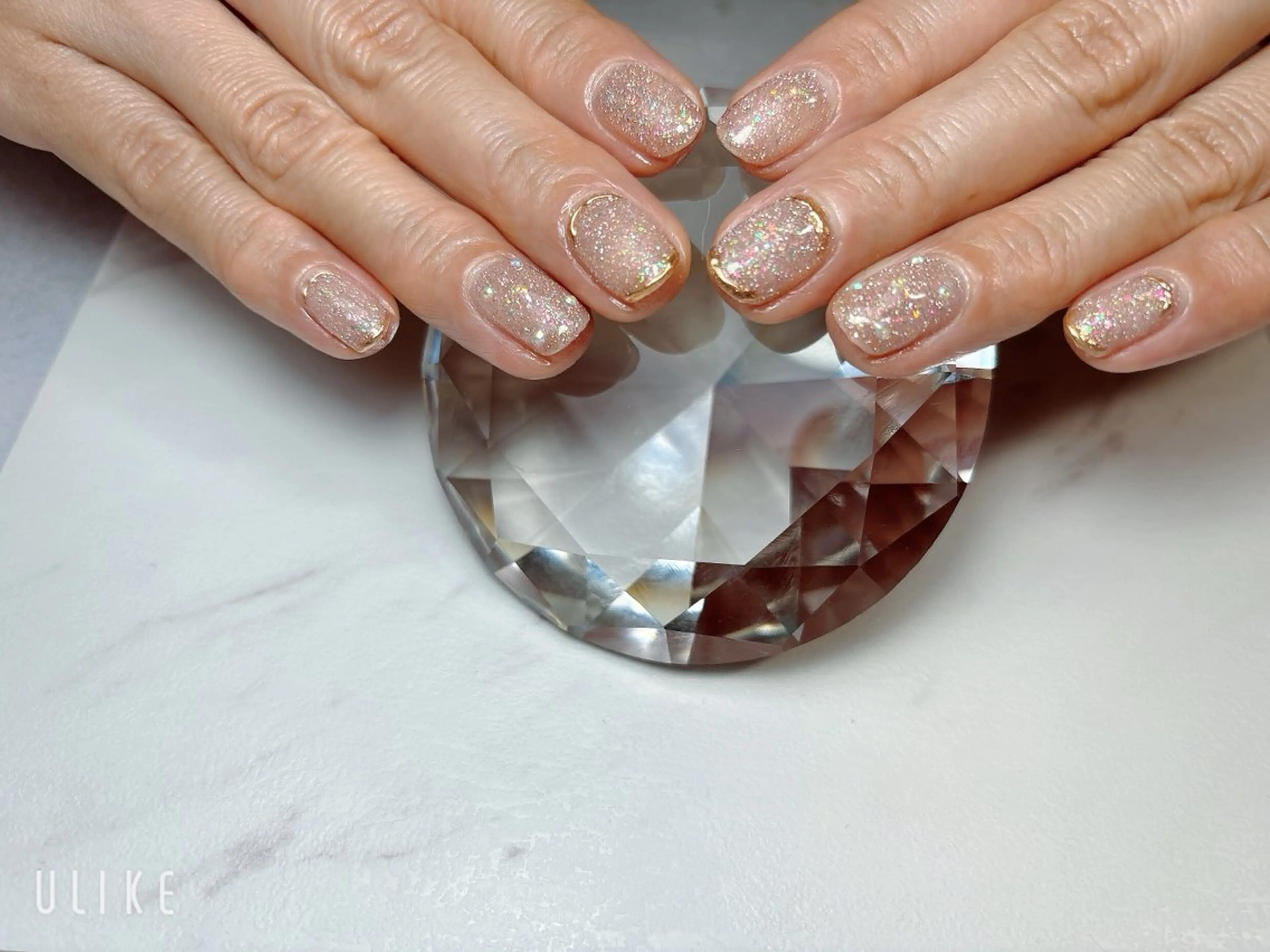 ネイル アートネイル フラッシュネイル ミラーネイル mi hoのネイルデザイン