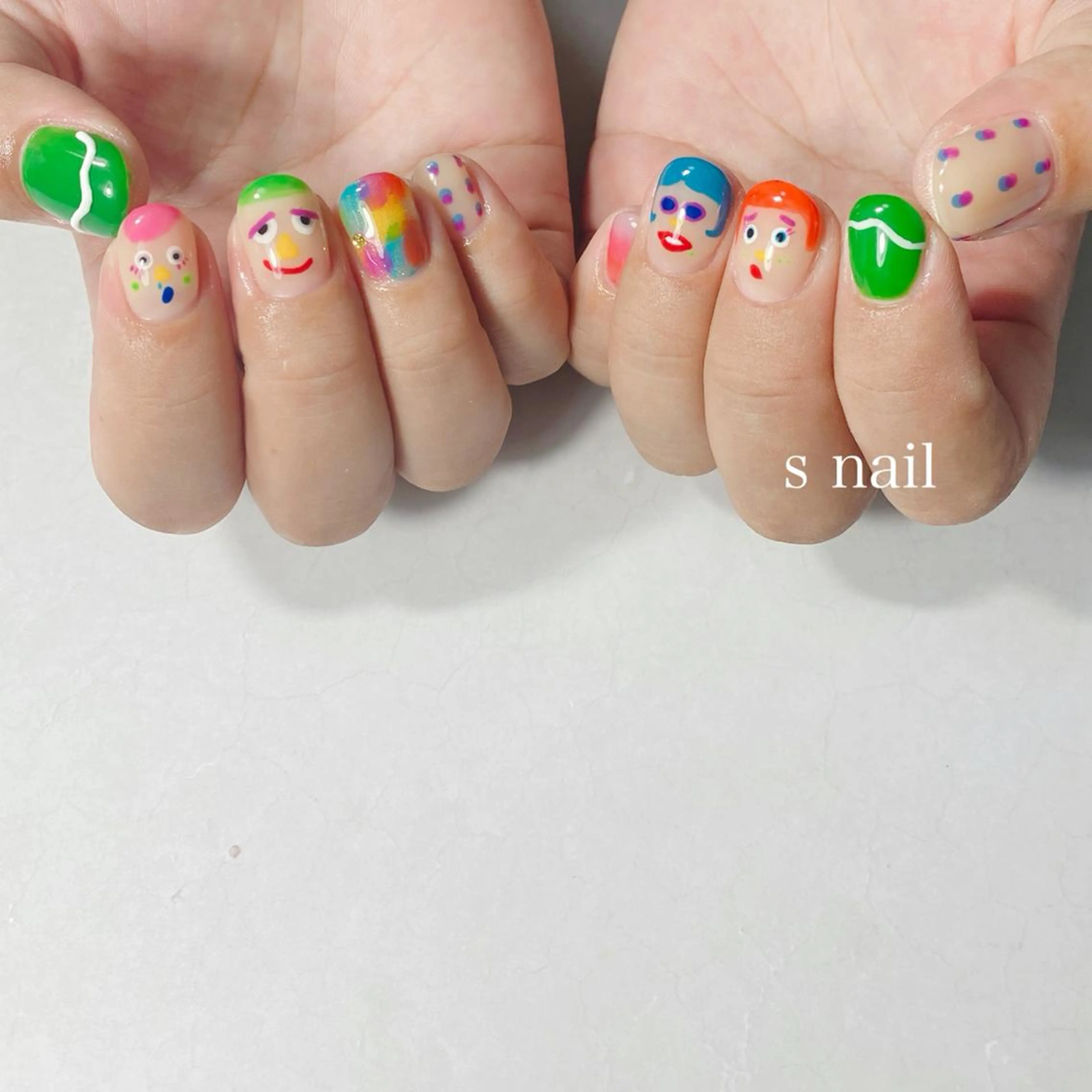 ネイル ハンドネイル s nail さとよしみゆきのネイルデザイン