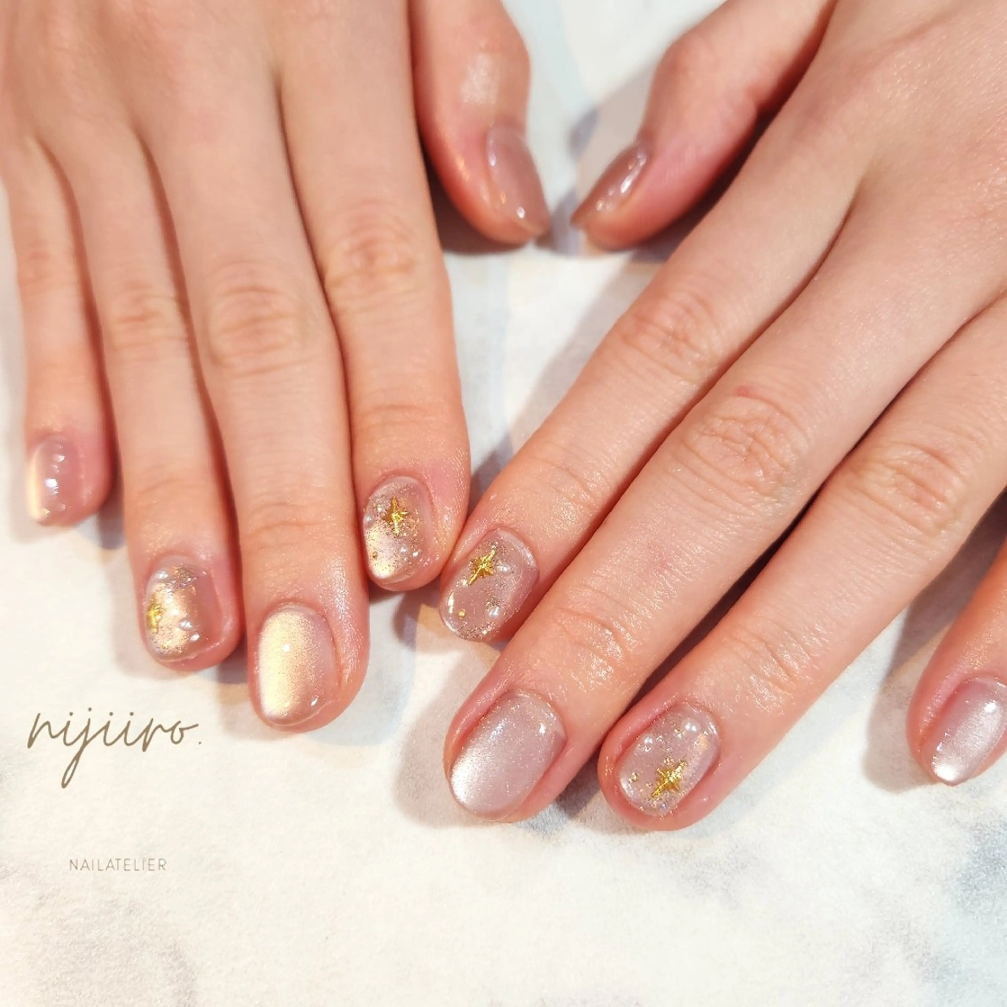 ネイル ハンドネイル nailatelier nijiiro.所属・nijiiro🌈 サトウのネイルデザイン