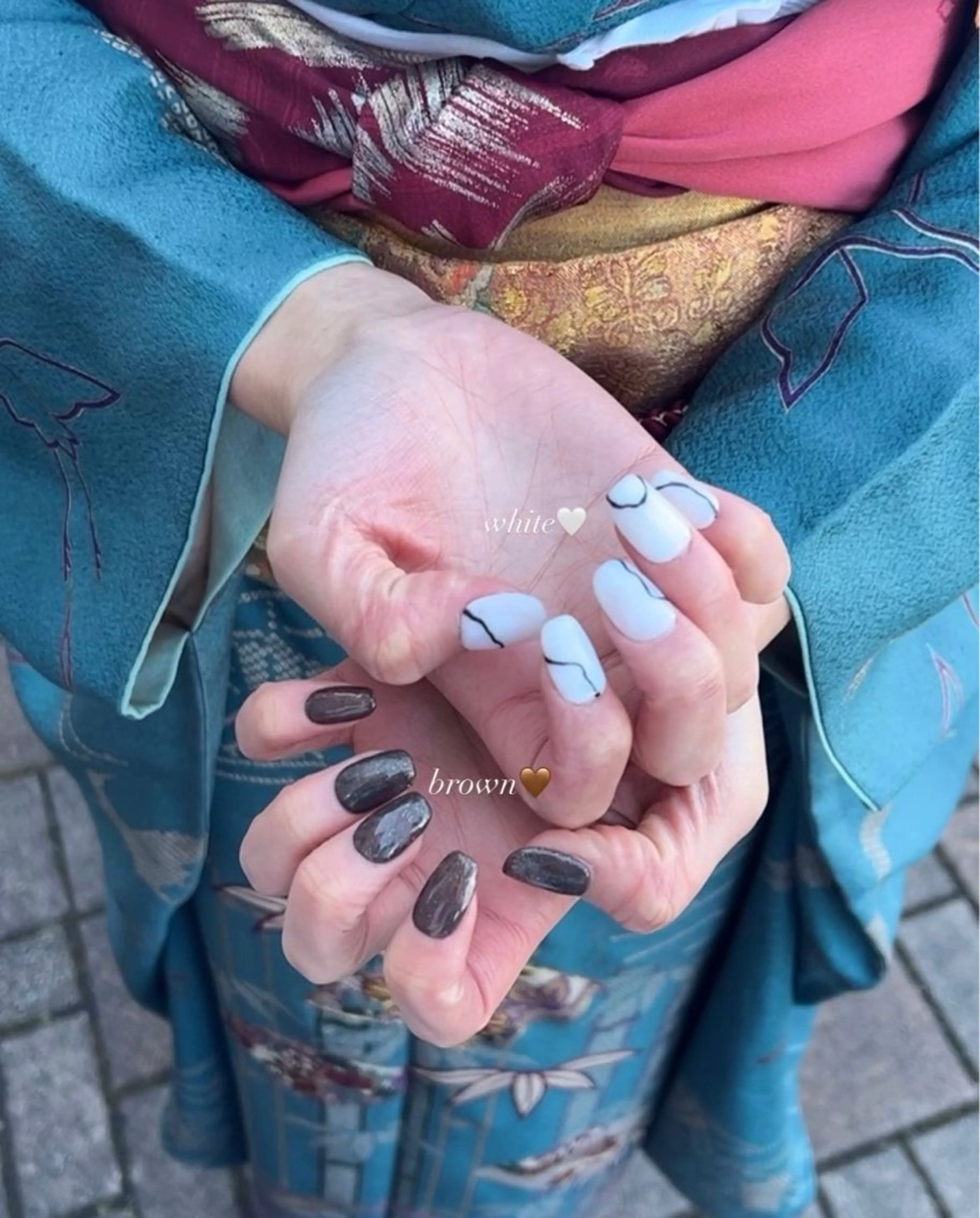 ネイル 🤍Earth笛吹 𝑴𝒂𝒏𝒂🤍のネイルデザイン