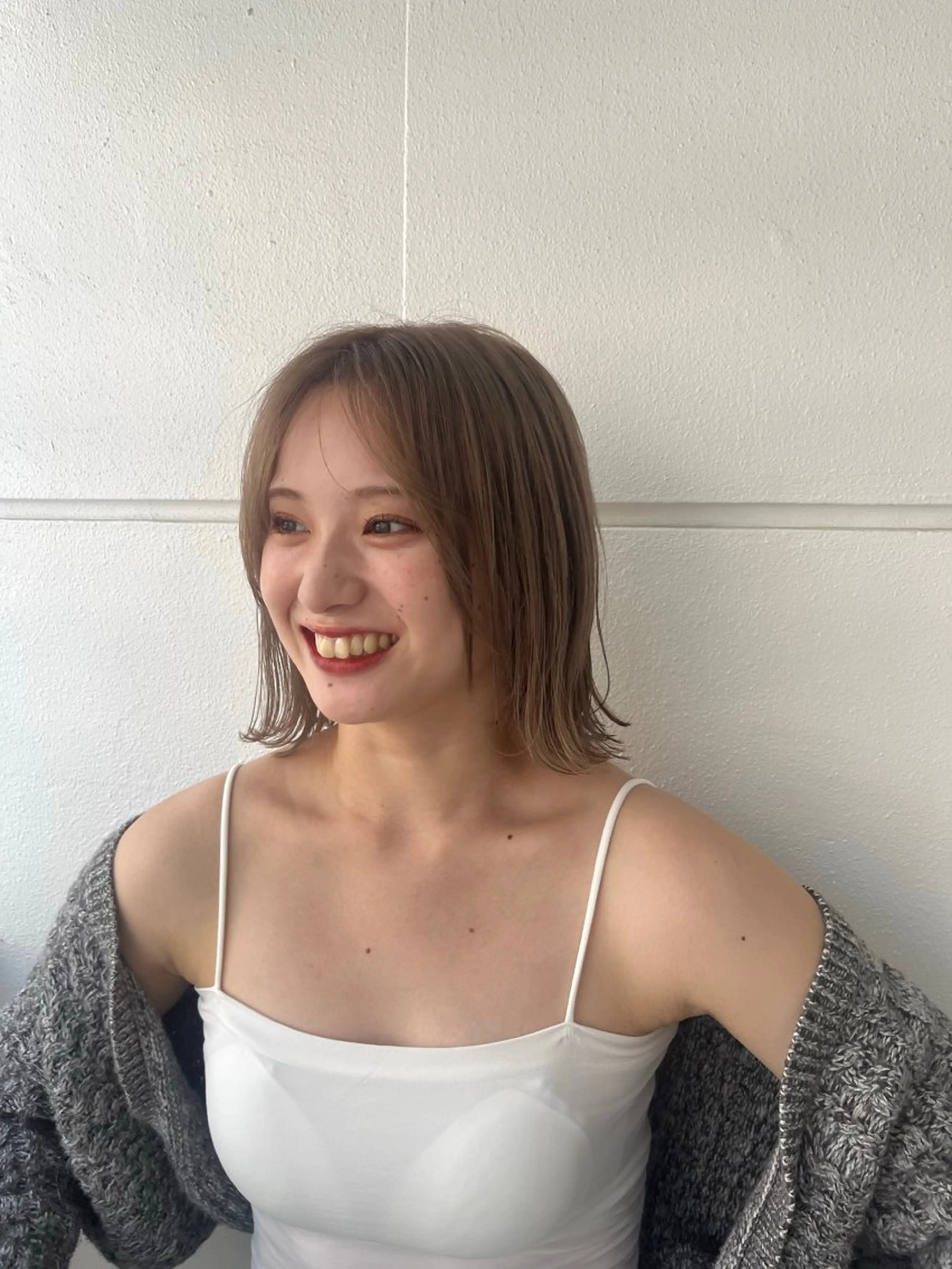 ミディアム カラー 全レングスカット 特化🫧新井啓吾のヘアスタイル