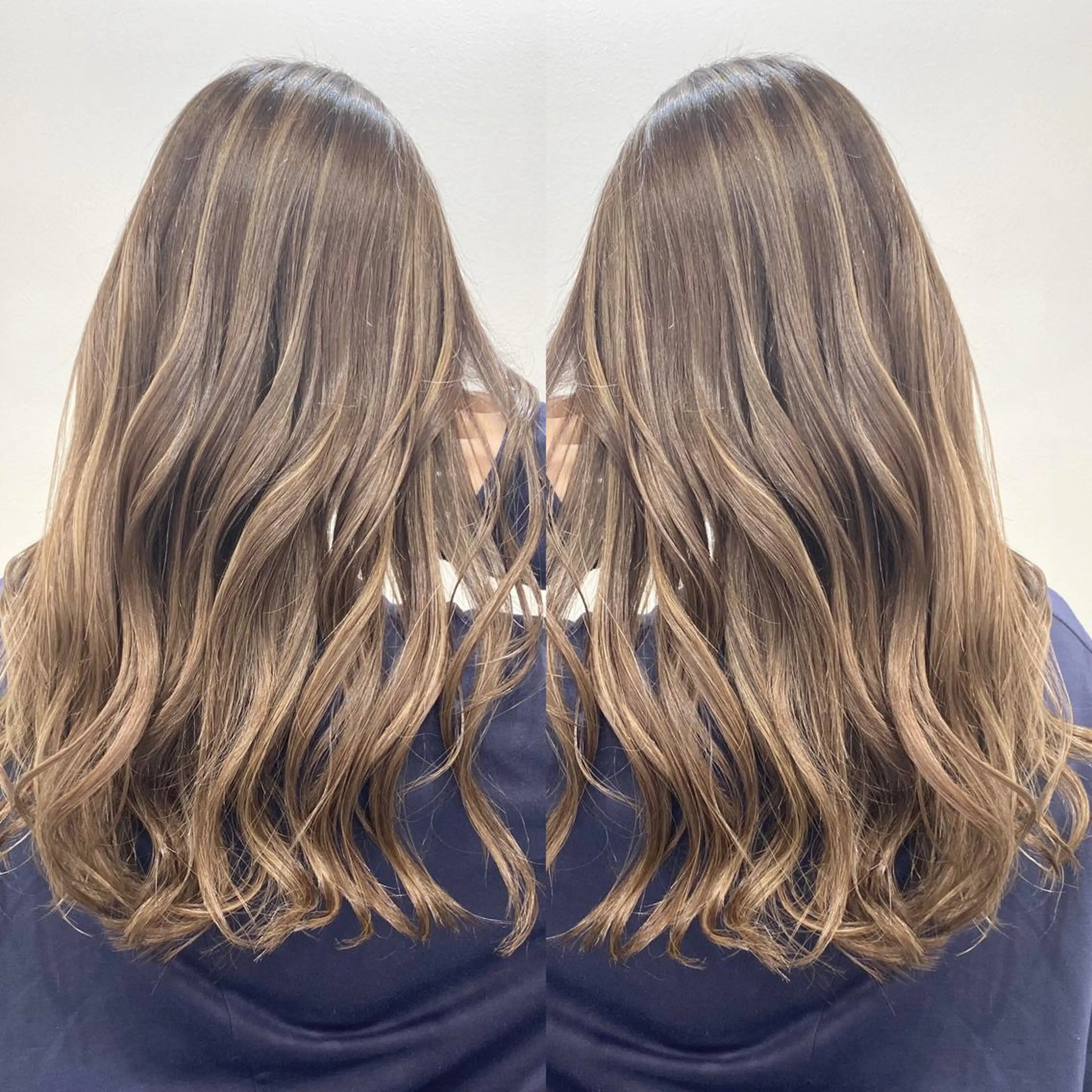 ロング カラー ハイライトカラー ハイライト ヘアカラー トリートメント opus 店長大和 レイヤー/赤み消しのヘアスタイル