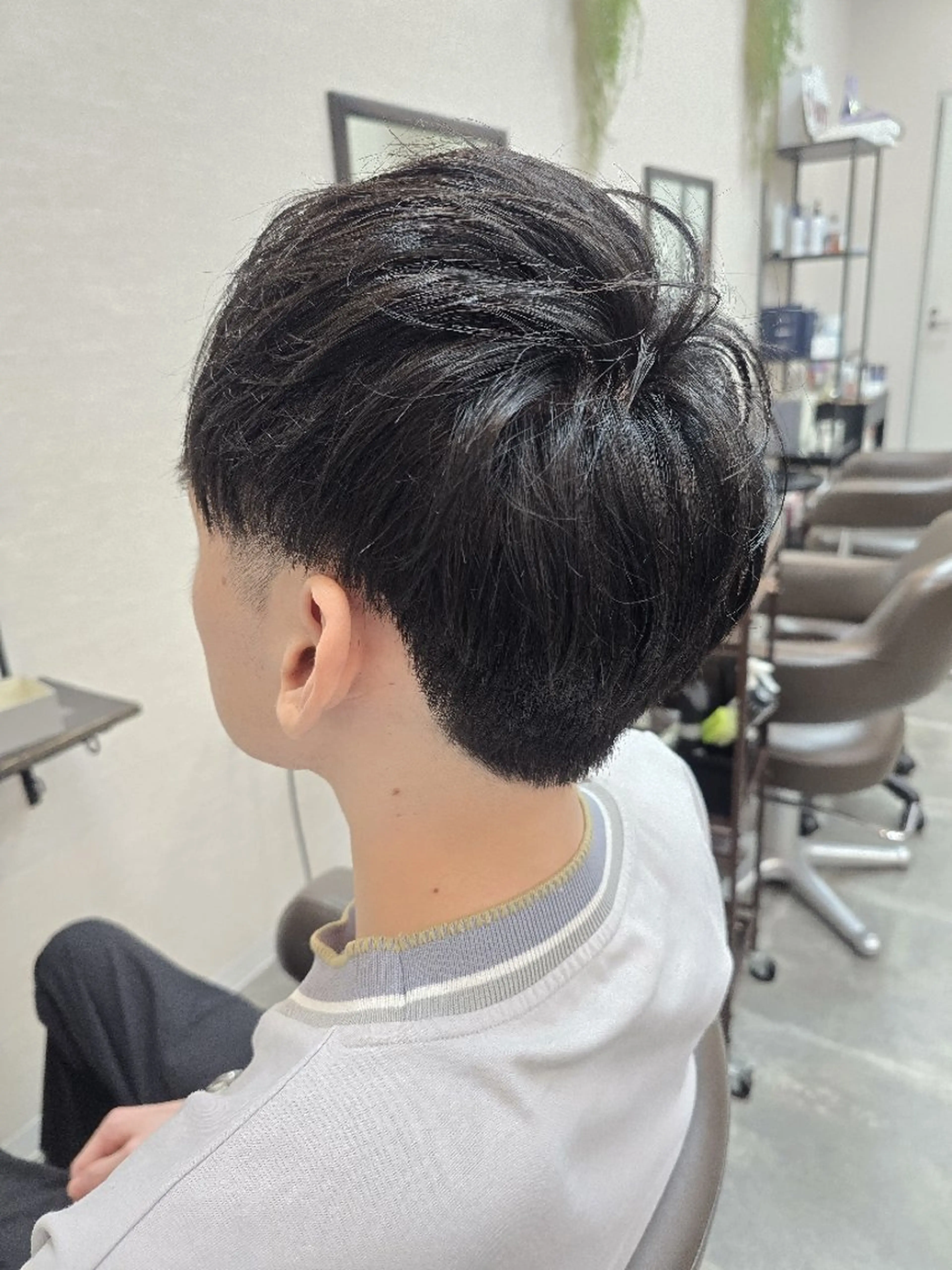 ショート メンズ メンズハイライト メンズインナーカラー メンズパーマ ハイライト 髪質改善 カット ヘアセット 石川(park) ジェウンのヘアスタイル