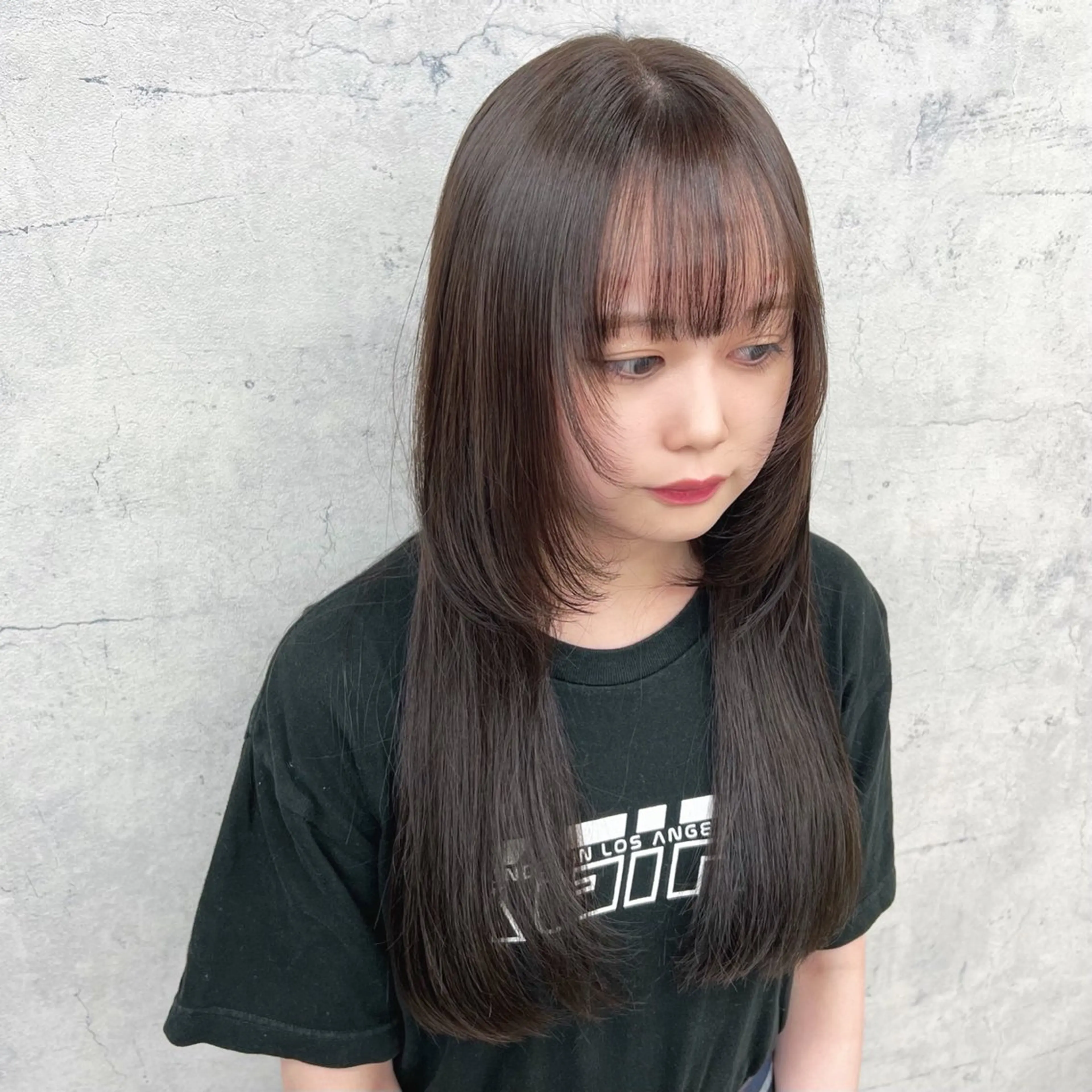 ロング カラー カット ヘアカラー JUNSHIN🦋 ヘアセット／カラーのヘアスタイル