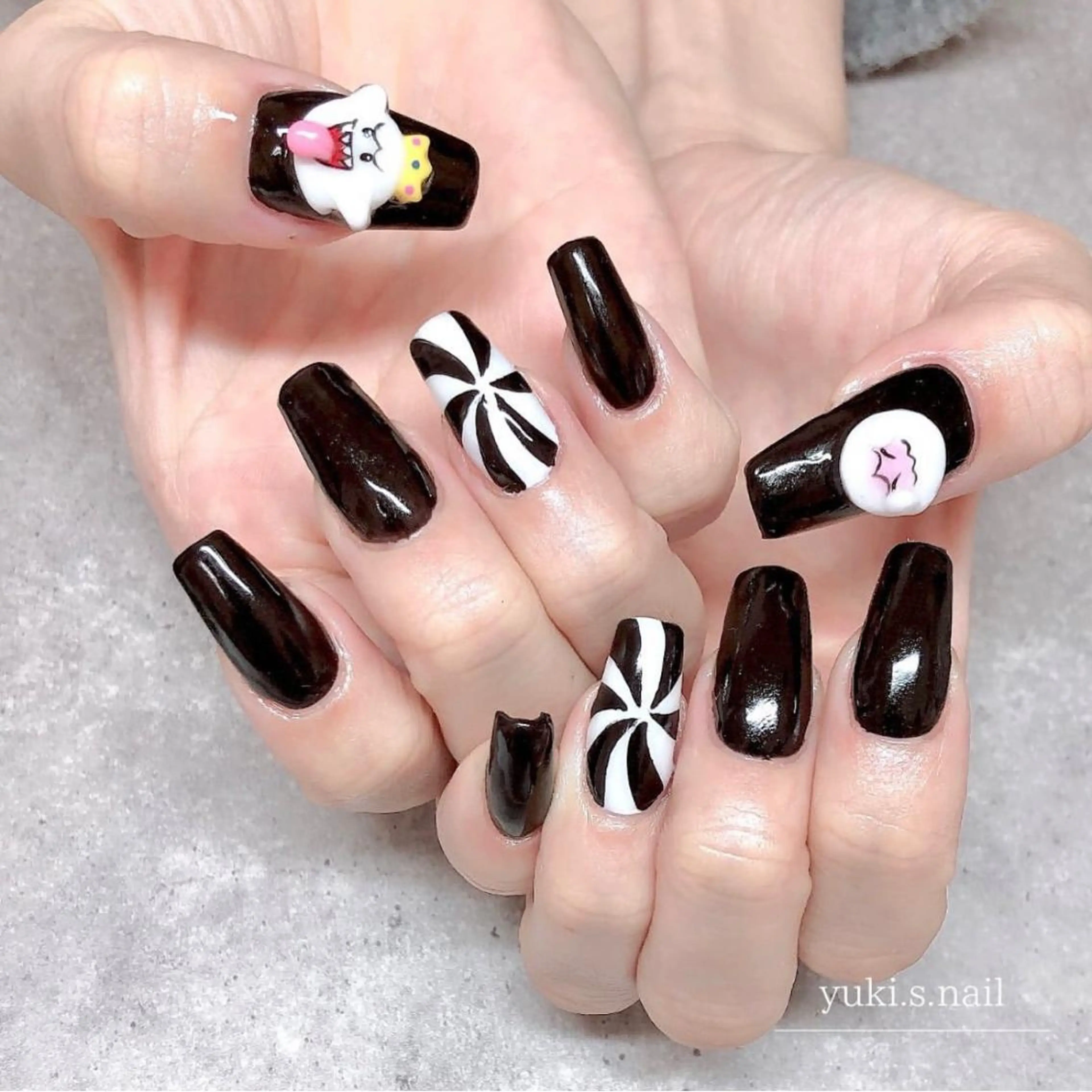 ロング Yuki S.Nailのネイルデザイン