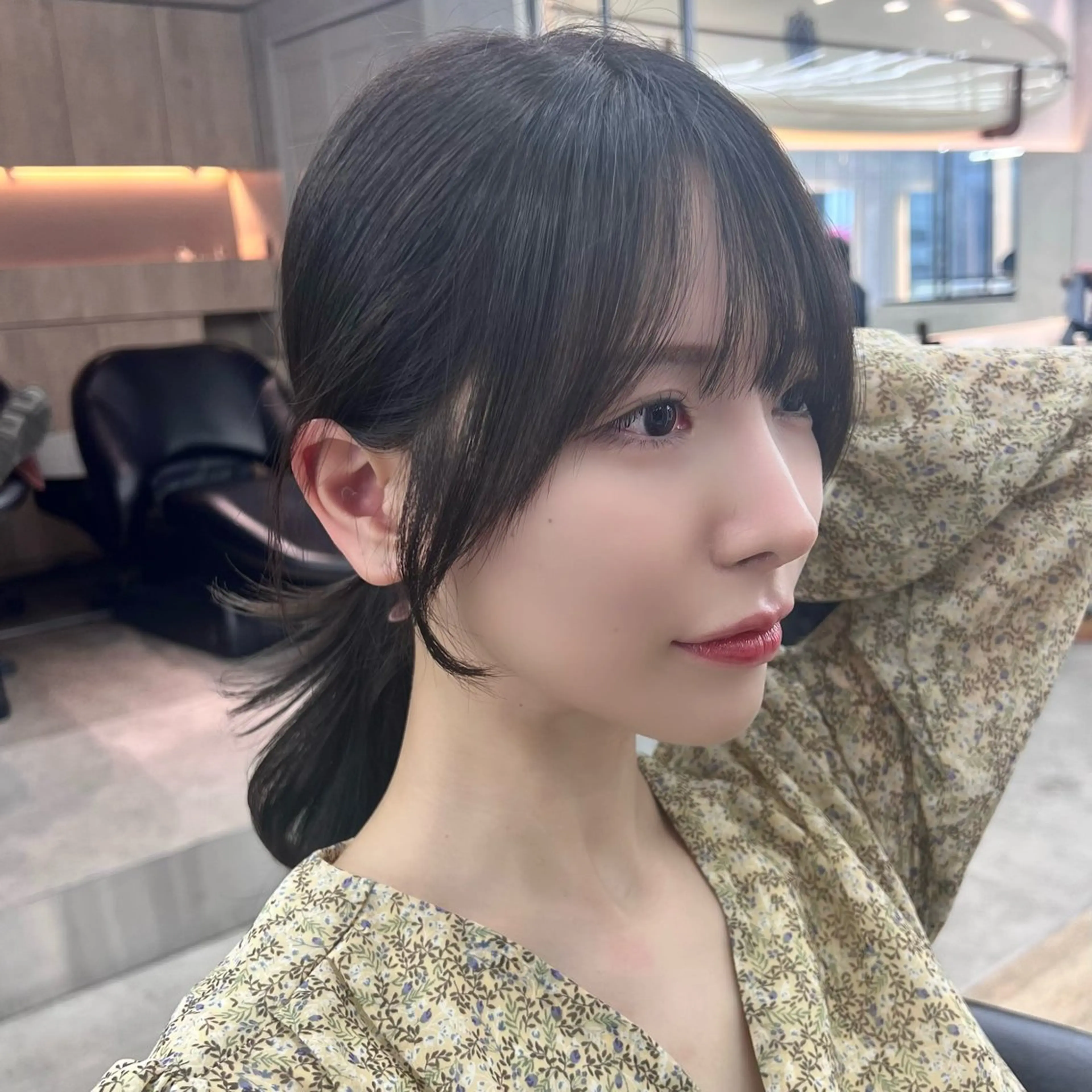 ミディアム カラー 透明感カラー くびれヘア 顔まわりレイヤー 髪質改善 韓国風ヘア カット ヘアカラー メンズ/韓国レイヤー /縮毛矯正/📍爽太のヘアスタイル