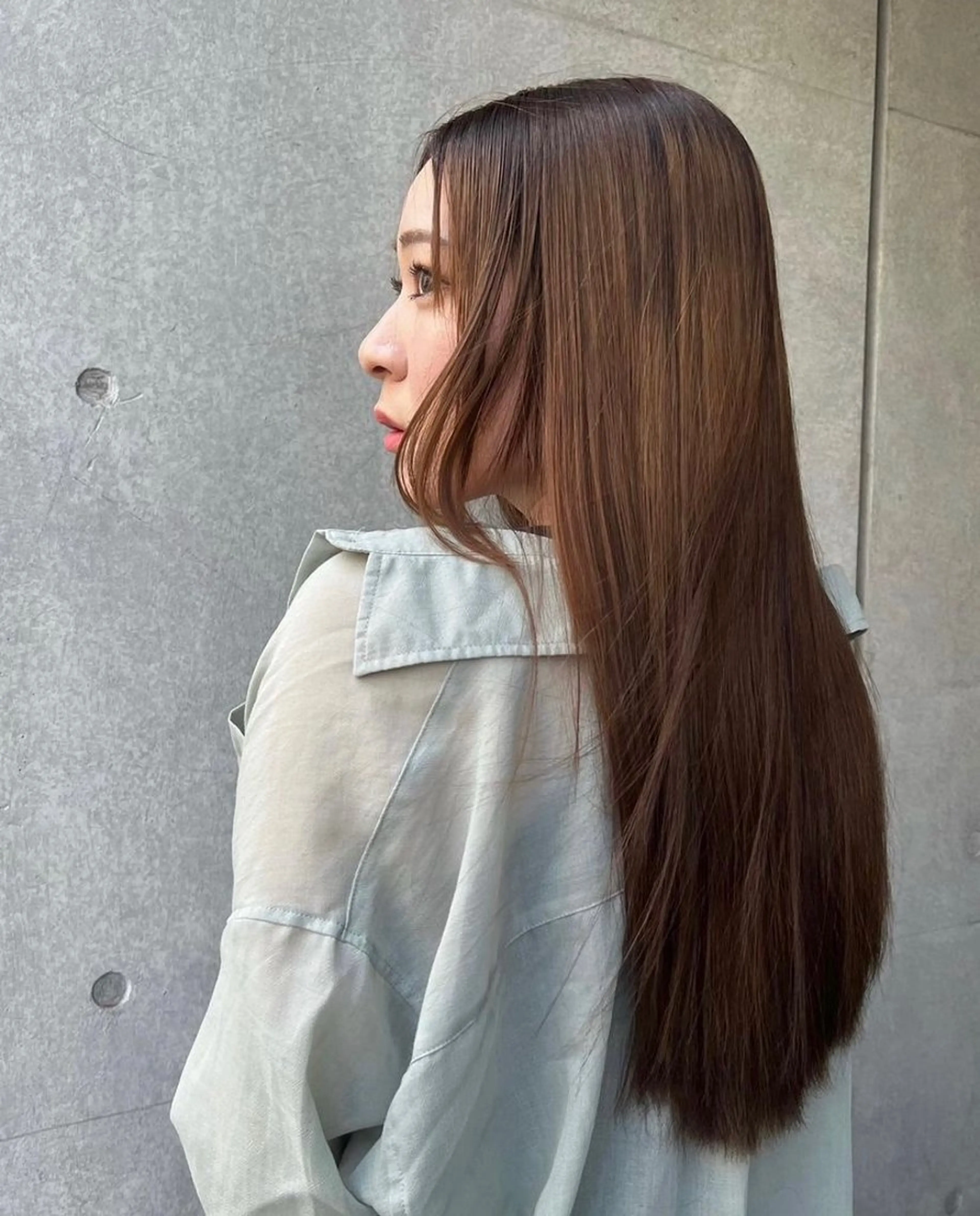 パーマ ストレートパーマ 海外風レイヤー🥥 NANAのヘアスタイル