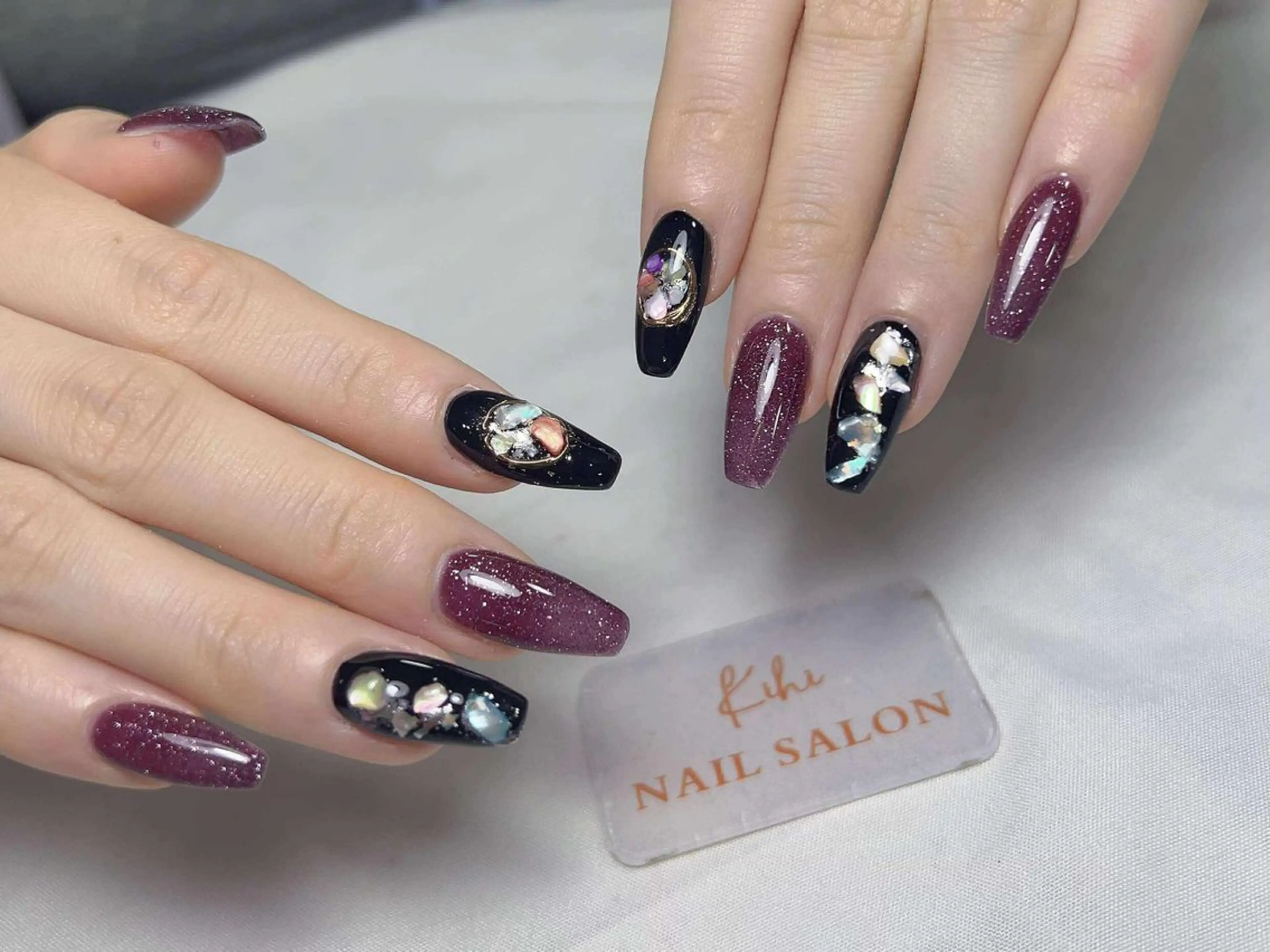 ネイル ハンドネイル フットネイル ユリ🎀長さだし/ パラジェル/持ち込みのネイルデザイン