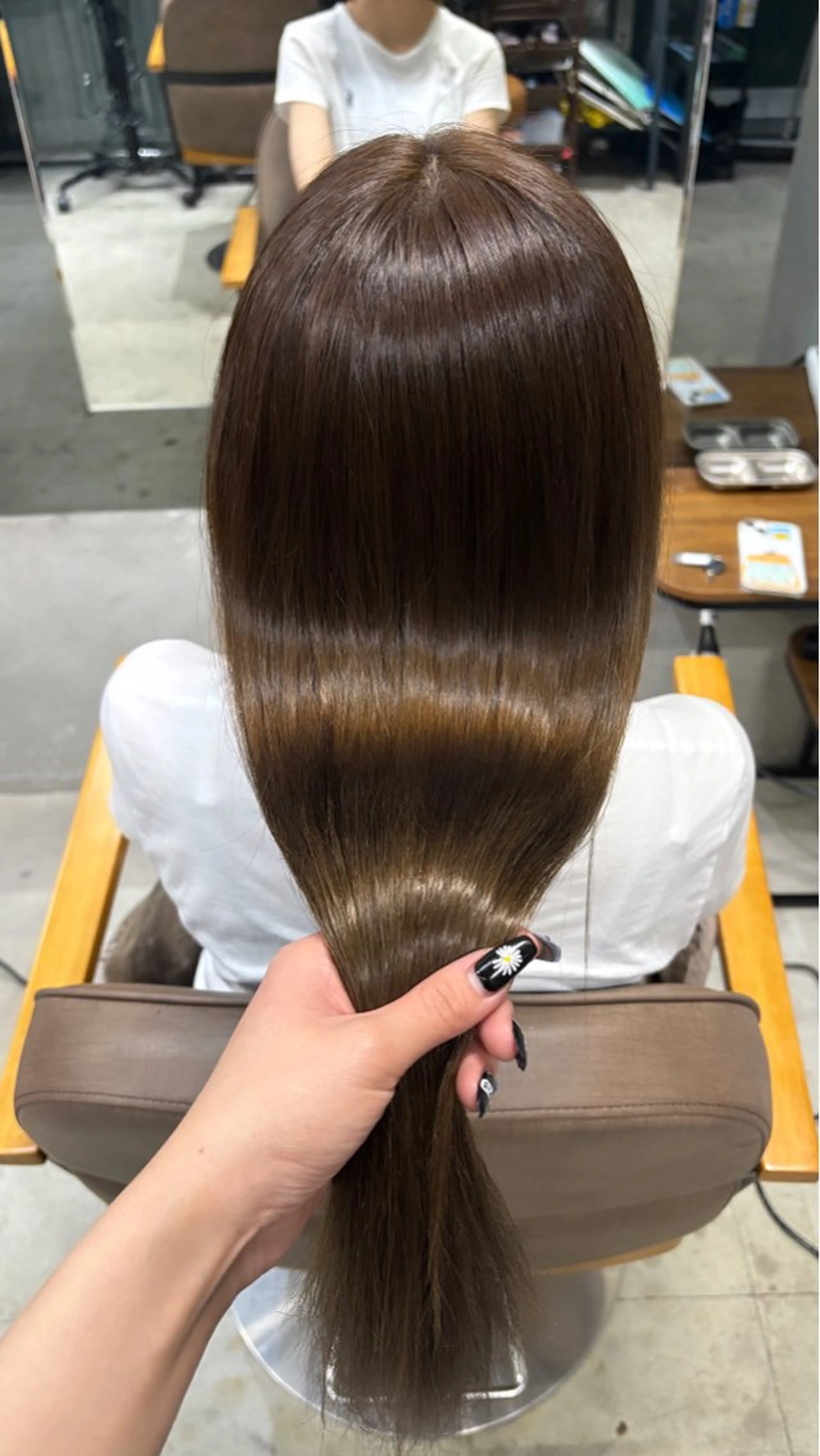 ロング パーマ 縮毛矯正 トリートメント 天神/ハイトーン/艶 カラー/Miharuのヘアスタイル