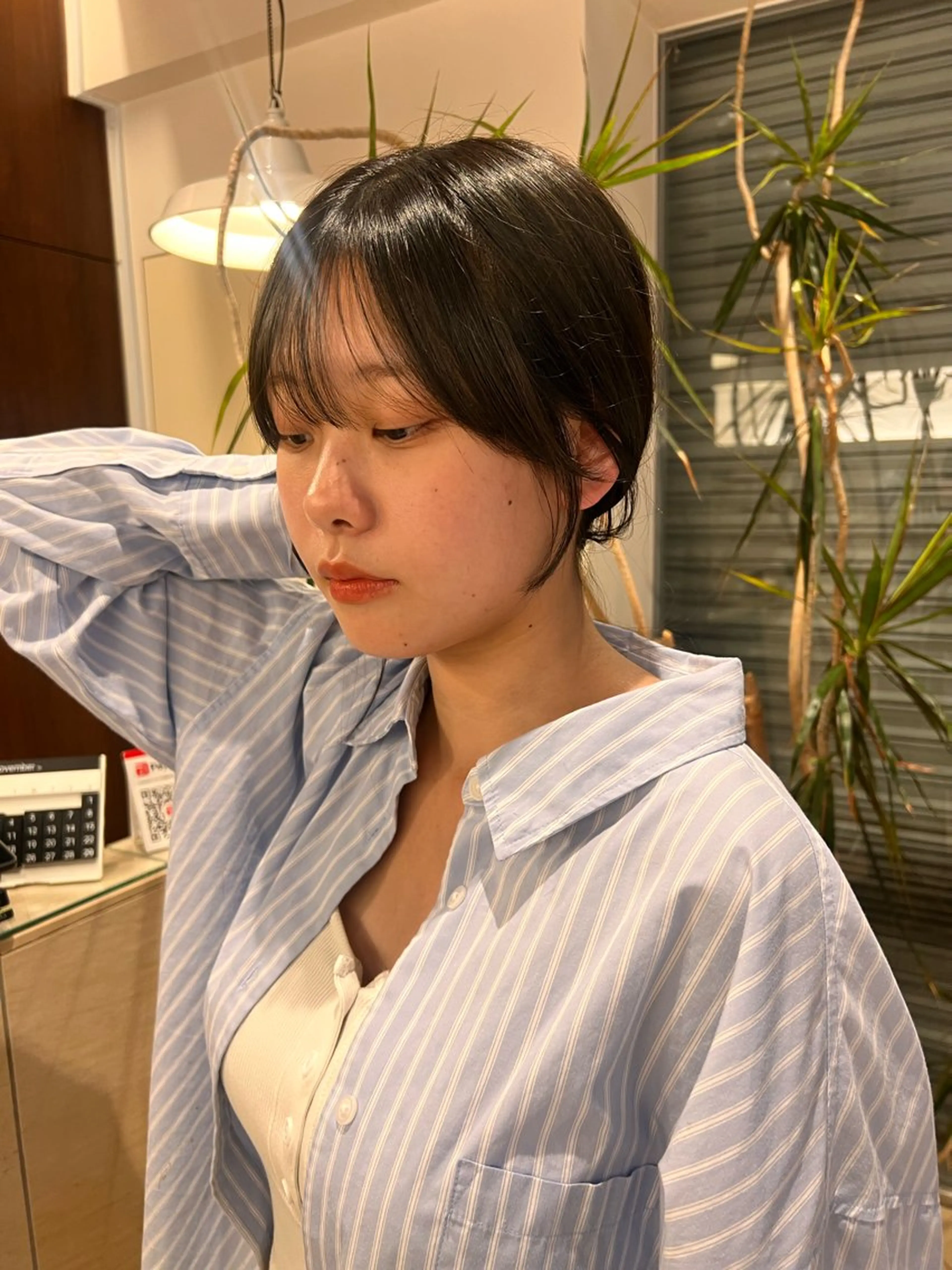 リリカ🐈‍⬛ブリー チカラー/上永谷のヘアスタイル