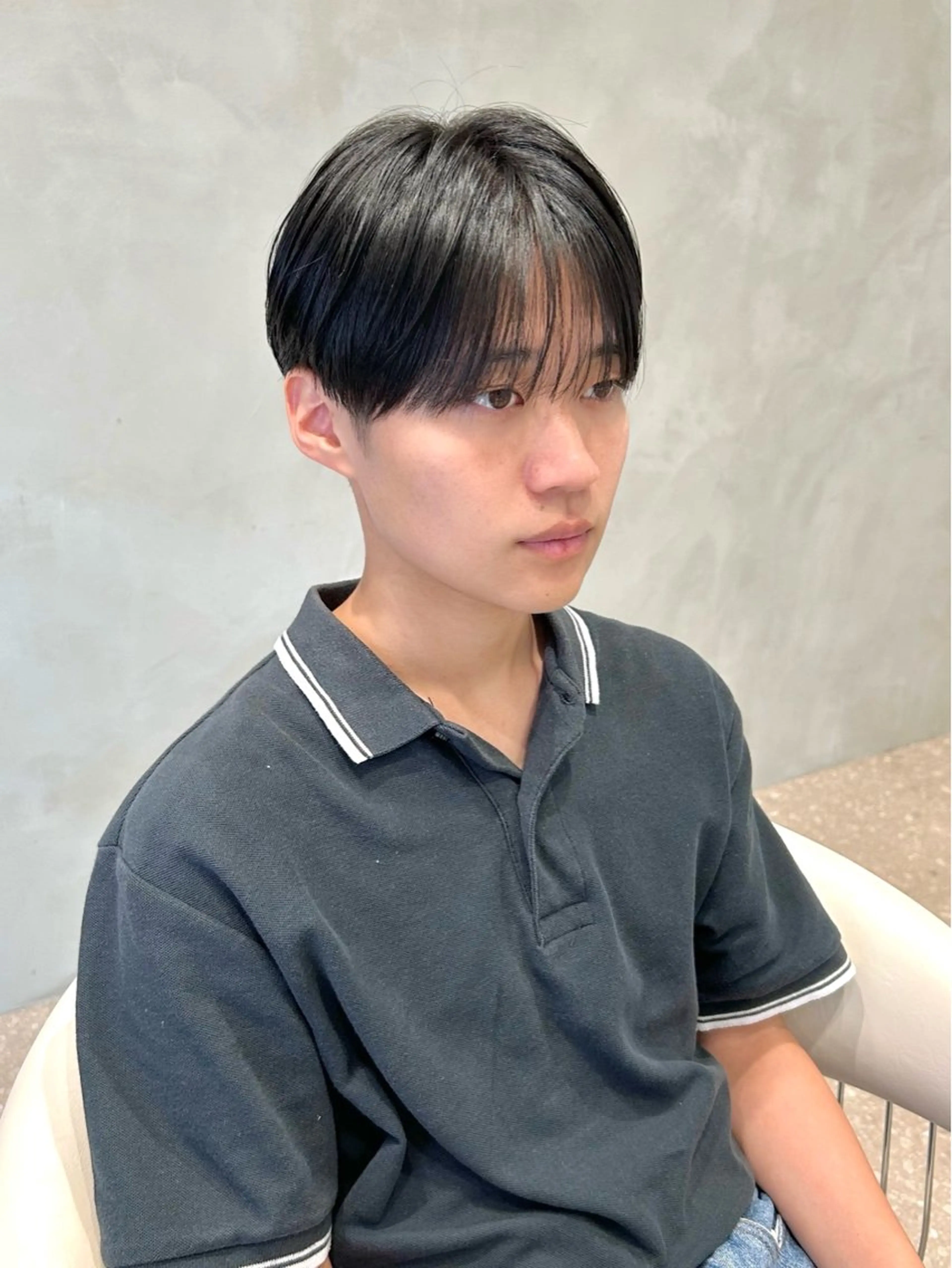 メンズ Luce横浜店所属・yuu 🪴 透明感 カラー/メンズパーマのヘアスタイル