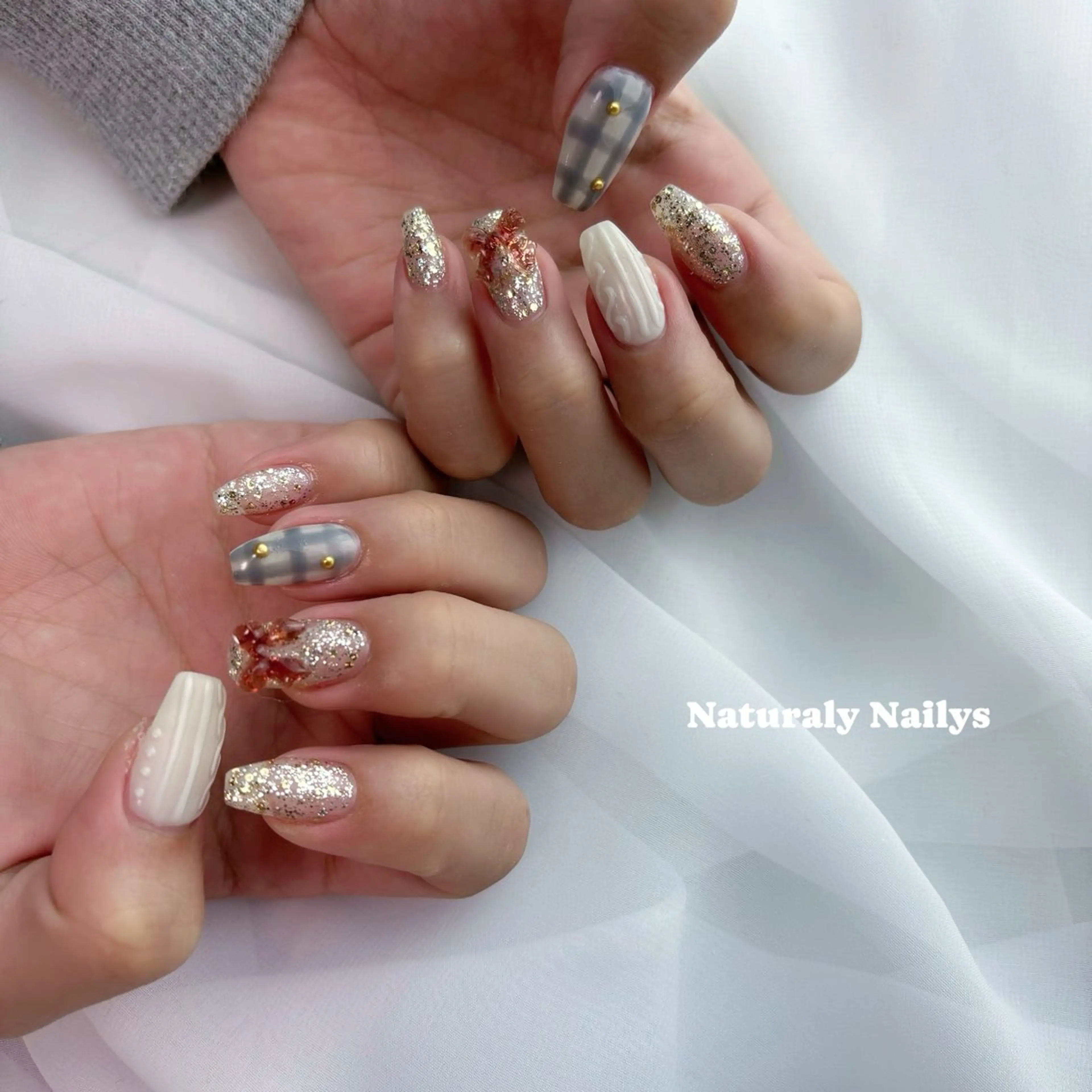 ネイル Naturaly Nailys所属・プライベートサロン rieのネイルデザイン