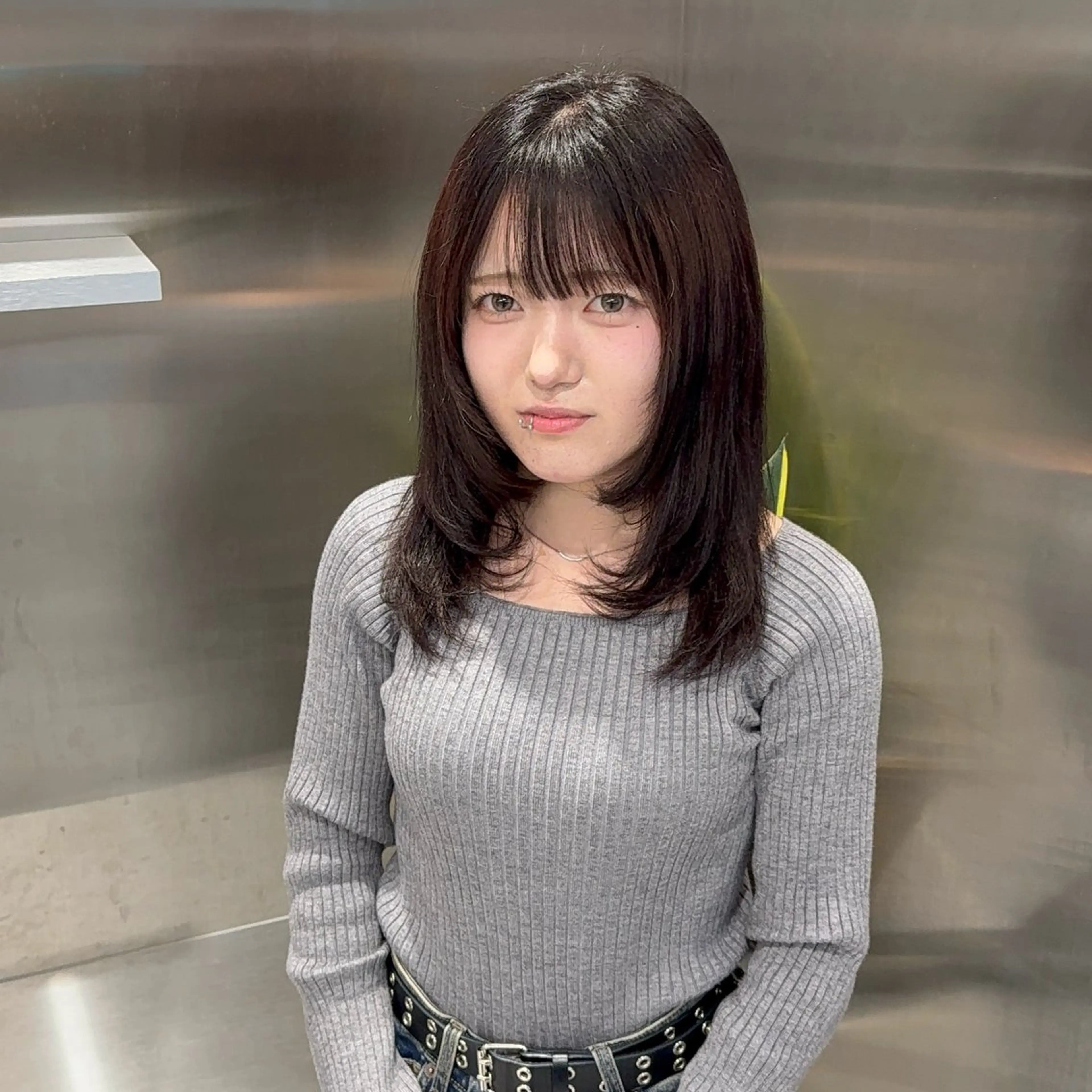 セミロング カラー ヘアカラー 【派手髪】【個性派】 lilica💫⚡️のヘアスタイル