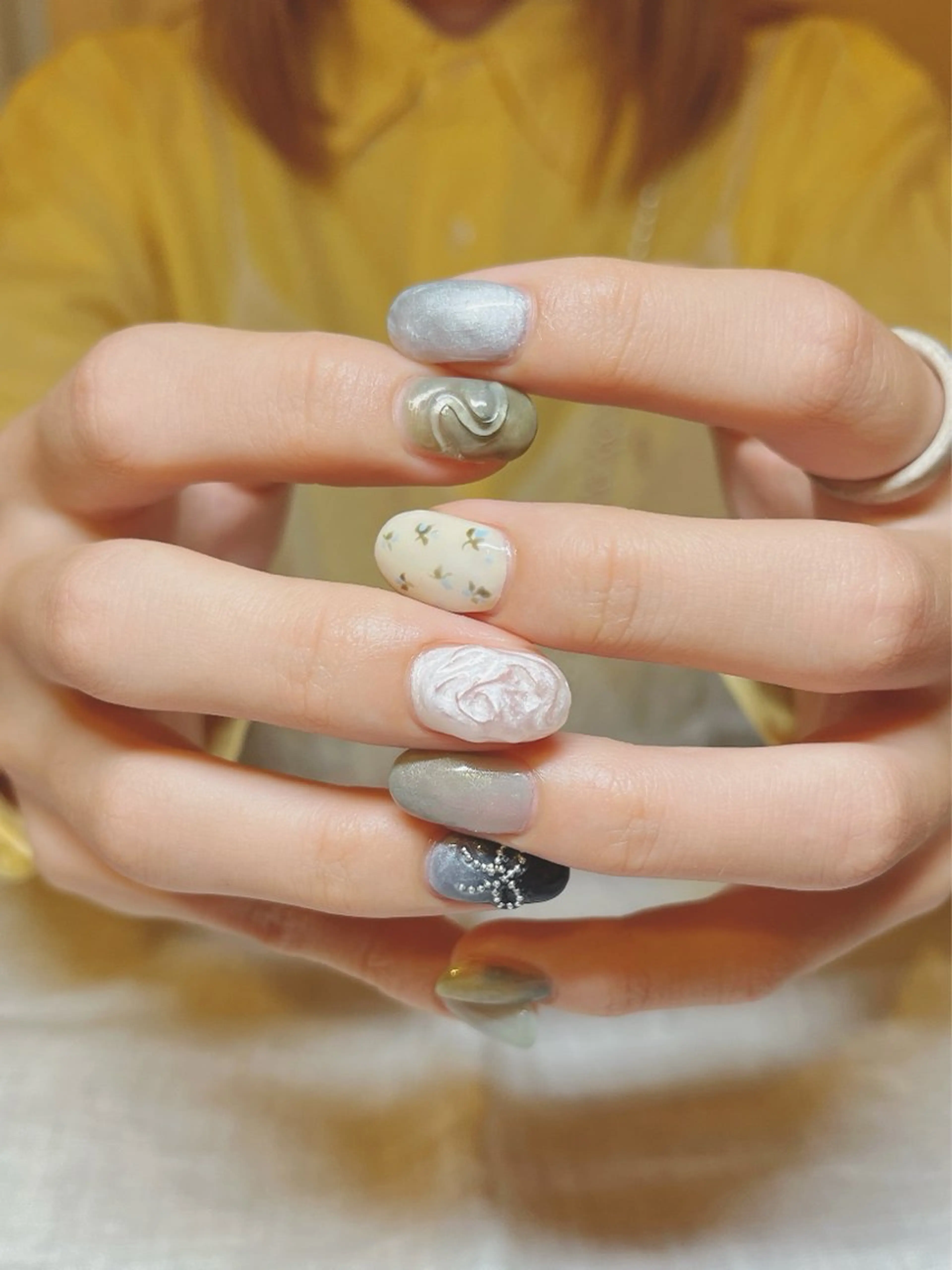 ネイル 春ネイル atelier mofのネイルデザイン