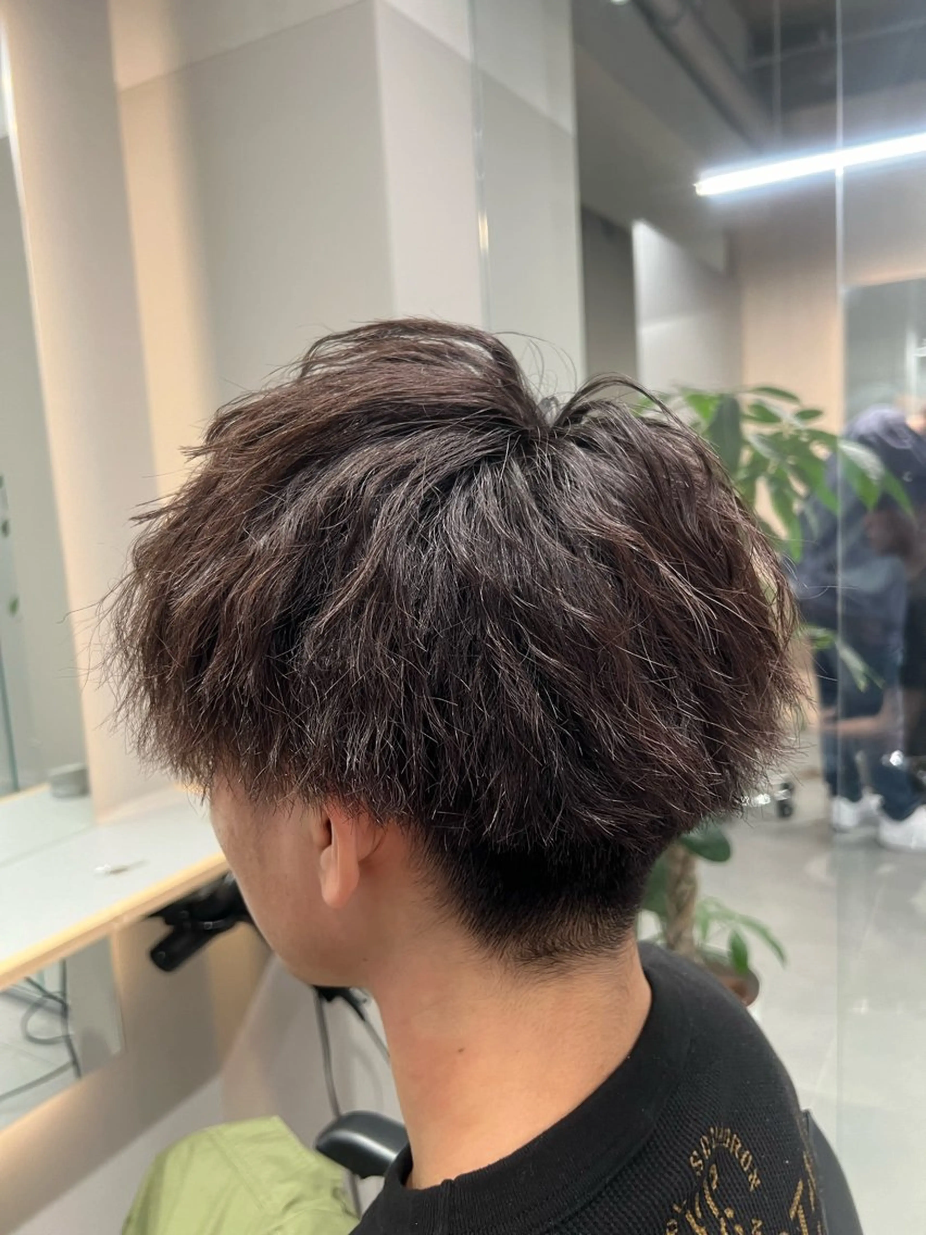 パーマ メンズ マッシュ 立川/過去1の毛流れ パーマ/しゅーとのヘアスタイル