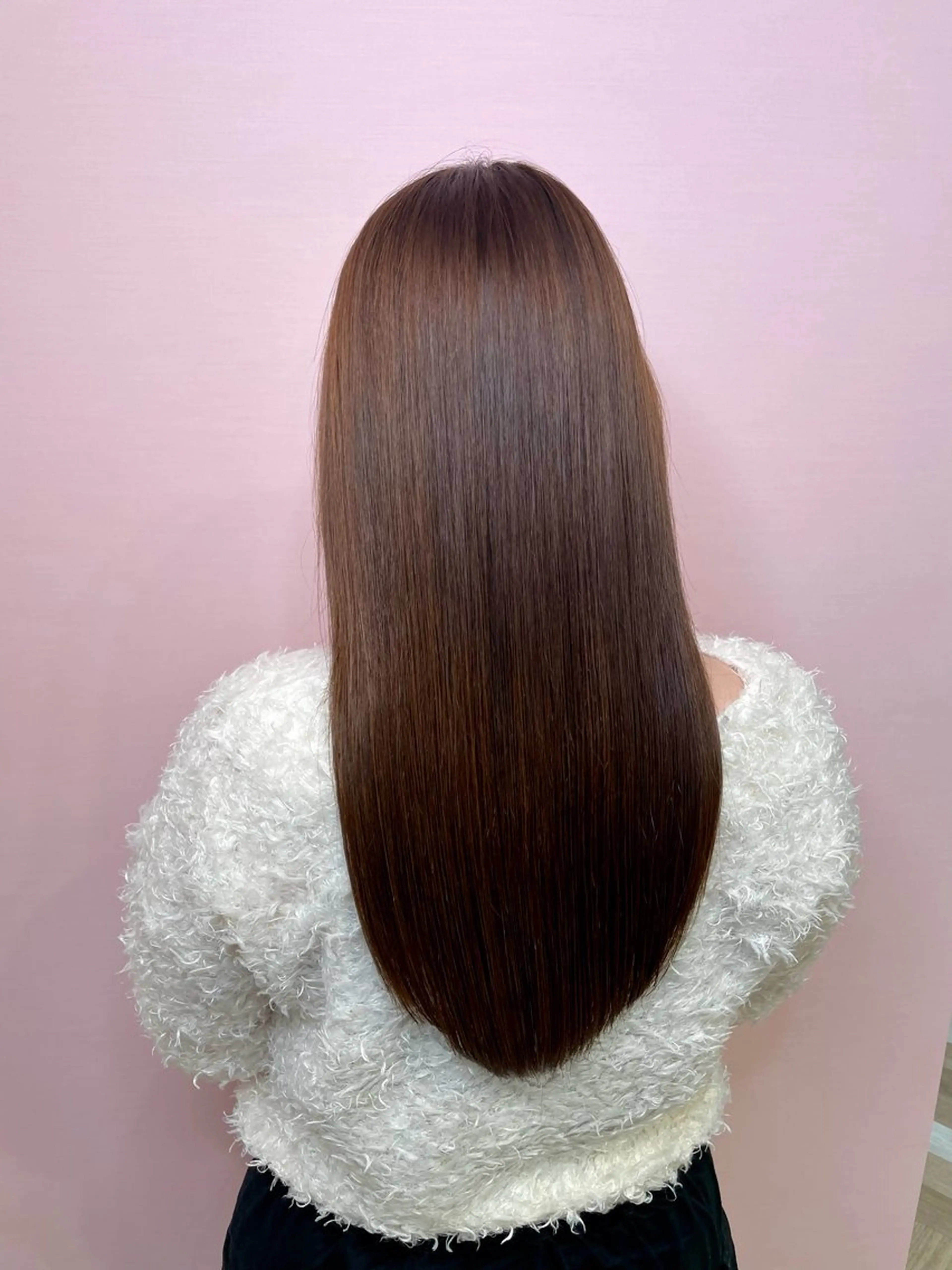 ロング カラー ヘアカラー トリートメント 艶髪特化 しゅんぼう 長岡髪質改善のヘアスタイル