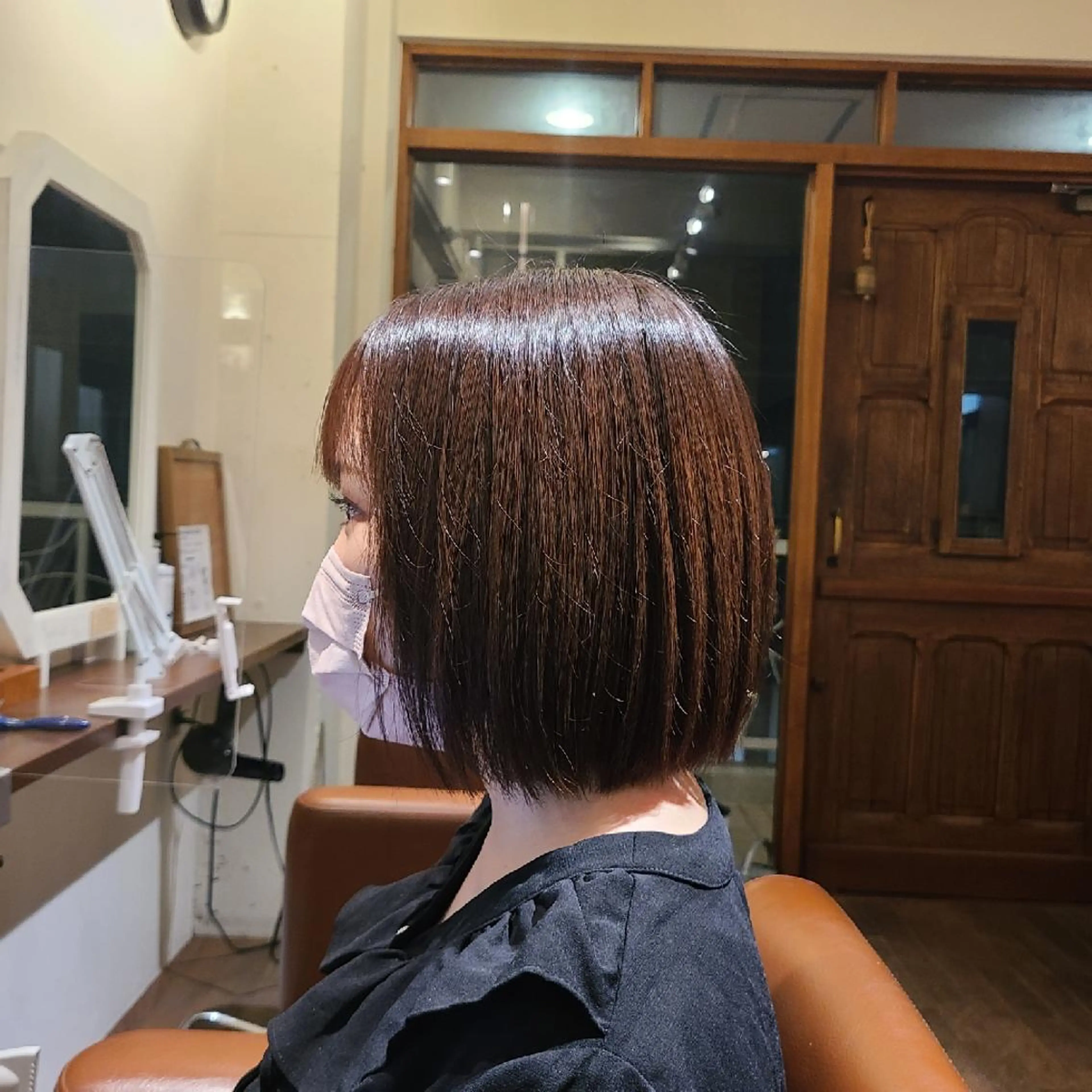 ミディアム ボブ カット Hazumi Ayanoのヘアスタイル