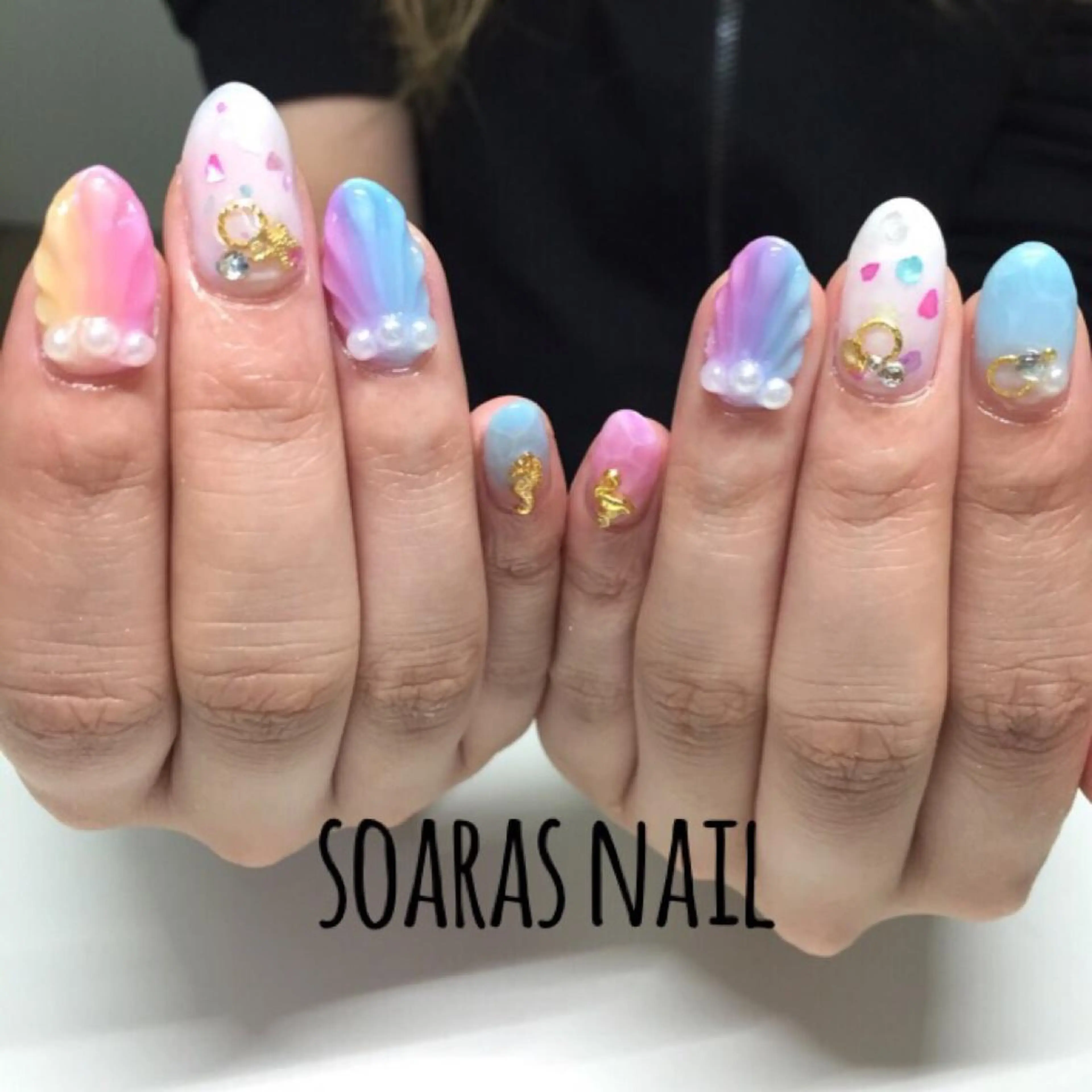 ネイル ジェルネイル soaras nailのネイルデザイン