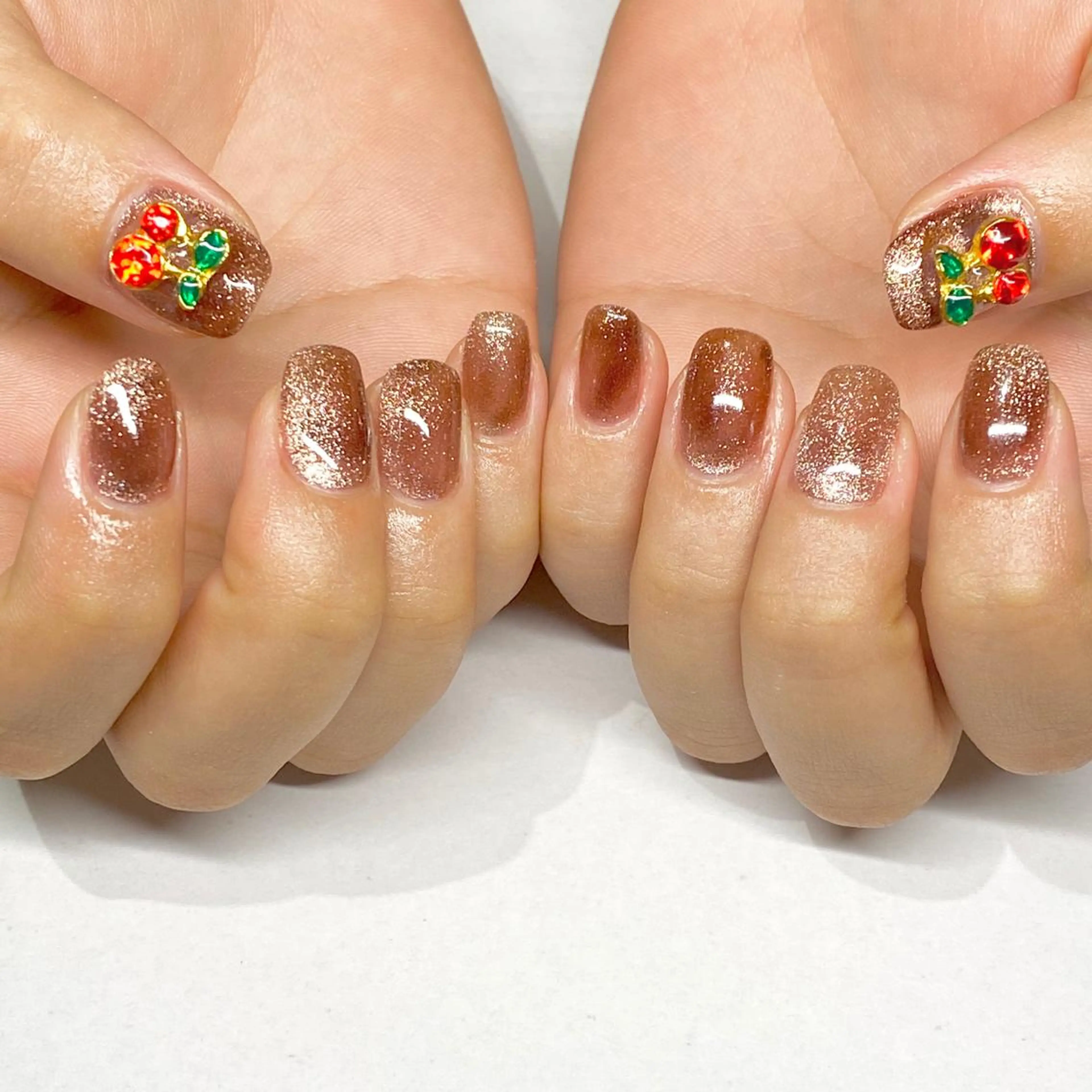 ネイル ジェルネイル 韓国ネイル マグネットネイル Temptation mainailのネイルデザイン