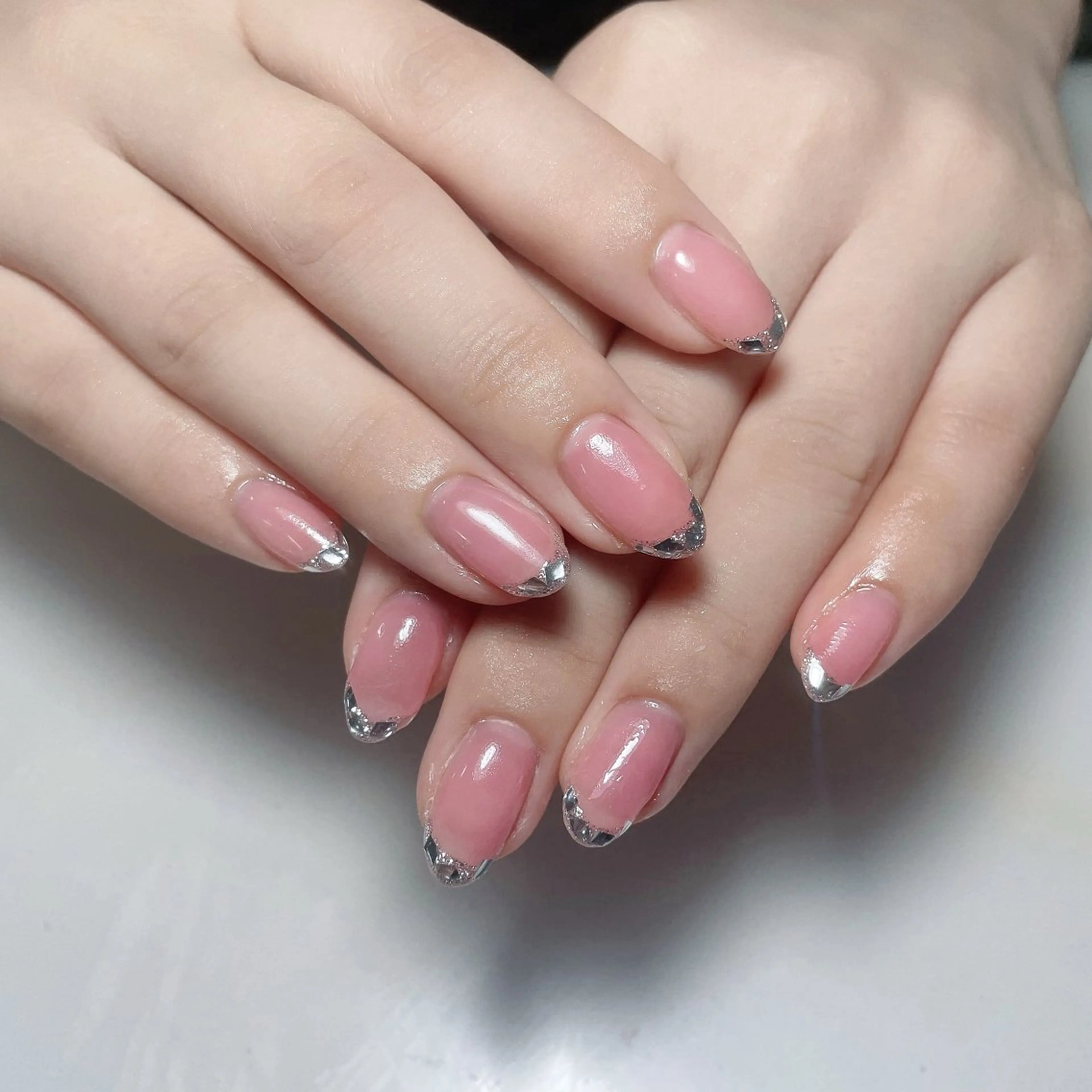 ネイル アートネイル フレンチネイル ジェルネイル グラデーション 韓国ネイル 久保田 マリコのネイルデザイン