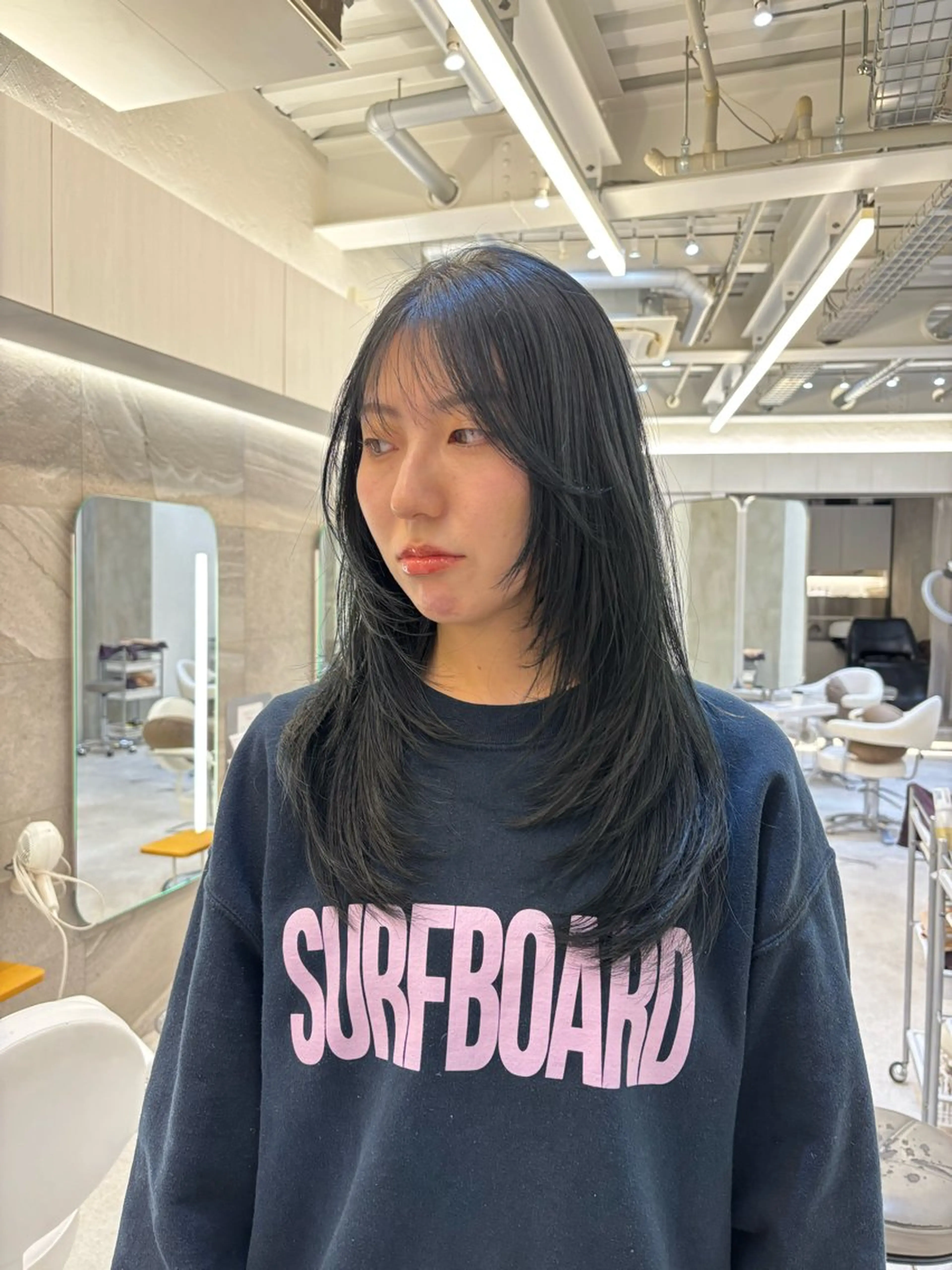 ロング カラー カット ヘアカラー トリートメント 🍃柔らかヘアー田中 瑞希🍃のヘアスタイル