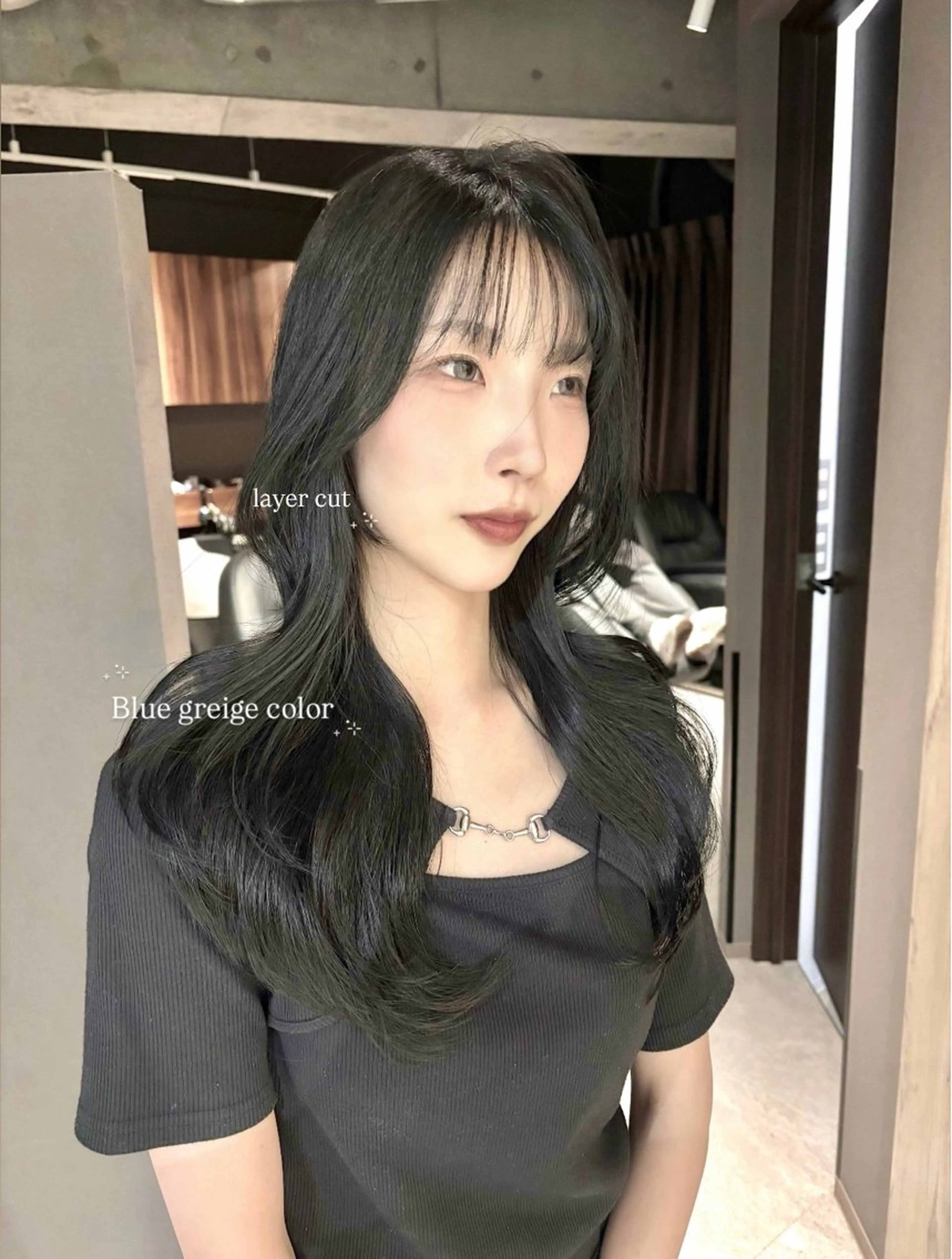 🎀［12月限定クーポン］🎀似合わせカット＋ケアカラー＋クイックトリートメントの写真