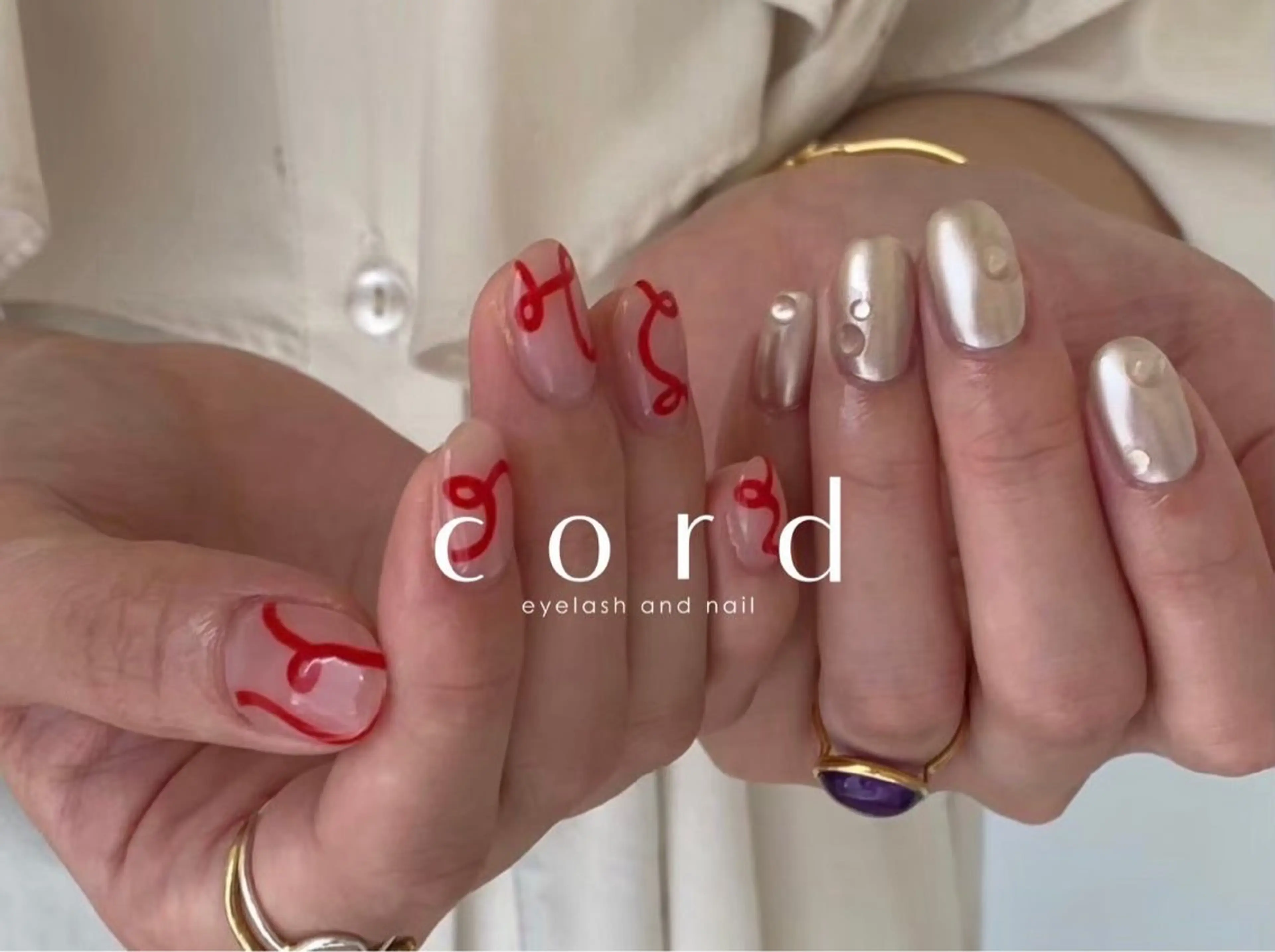 ネイル cord熊谷店 馬場のネイルデザイン