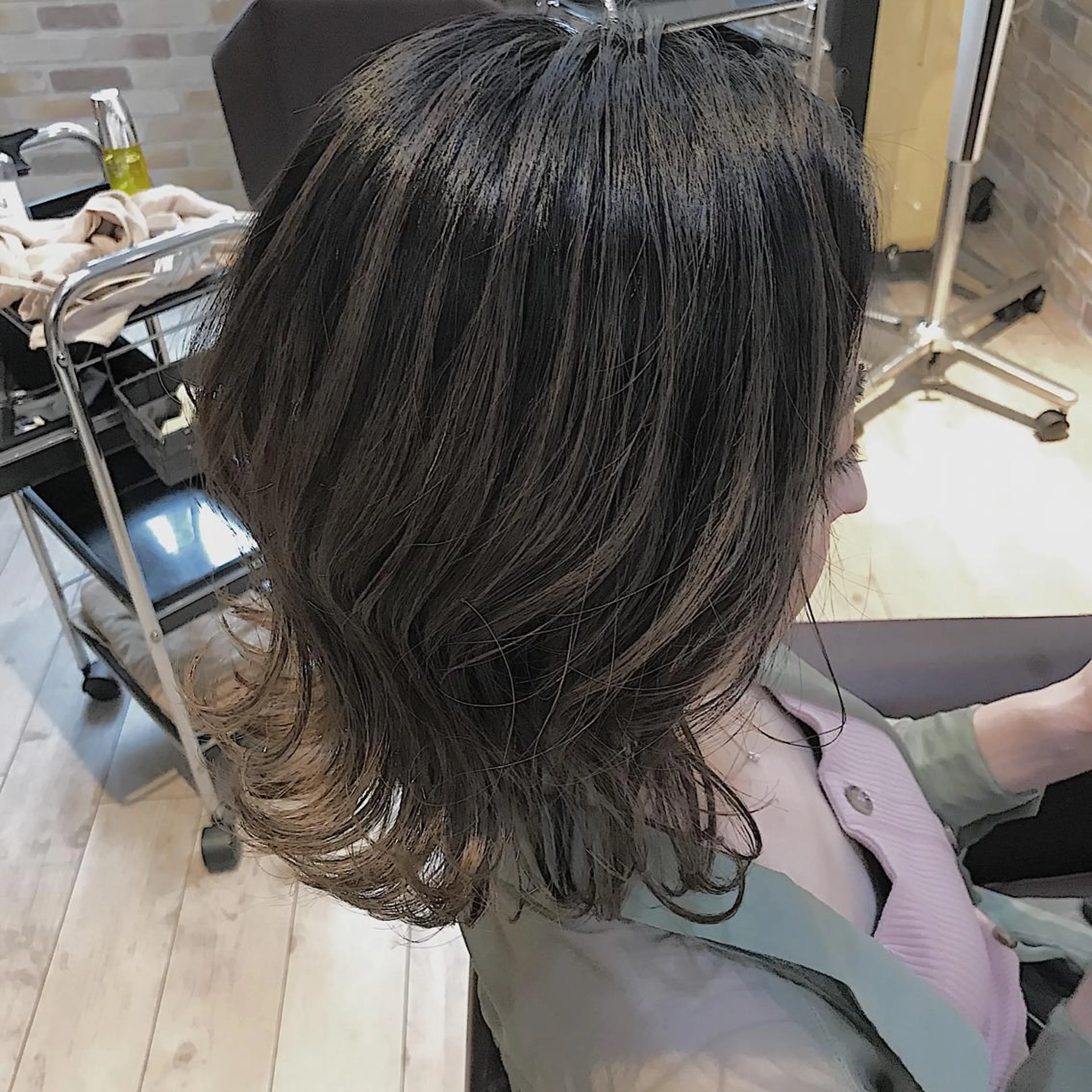 ミディアム レイヤーカット カット ヘアカラー トリートメント 所渉/韓国レイヤー /ウルフカットのヘアスタイル