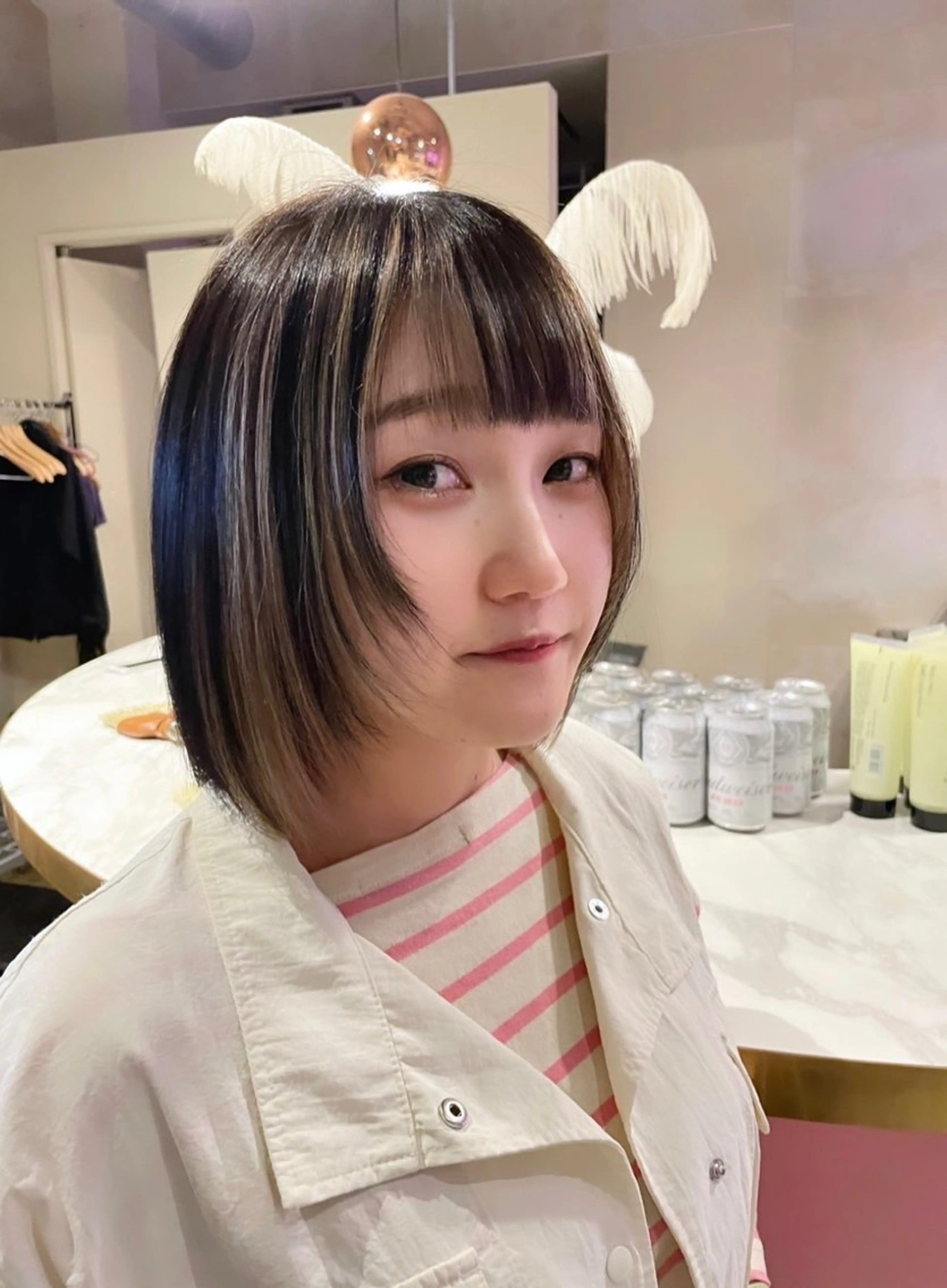 ミディアム メリケンビューティーパーラー所属・CHIHIRO メリケンビューティーのヘアスタイル