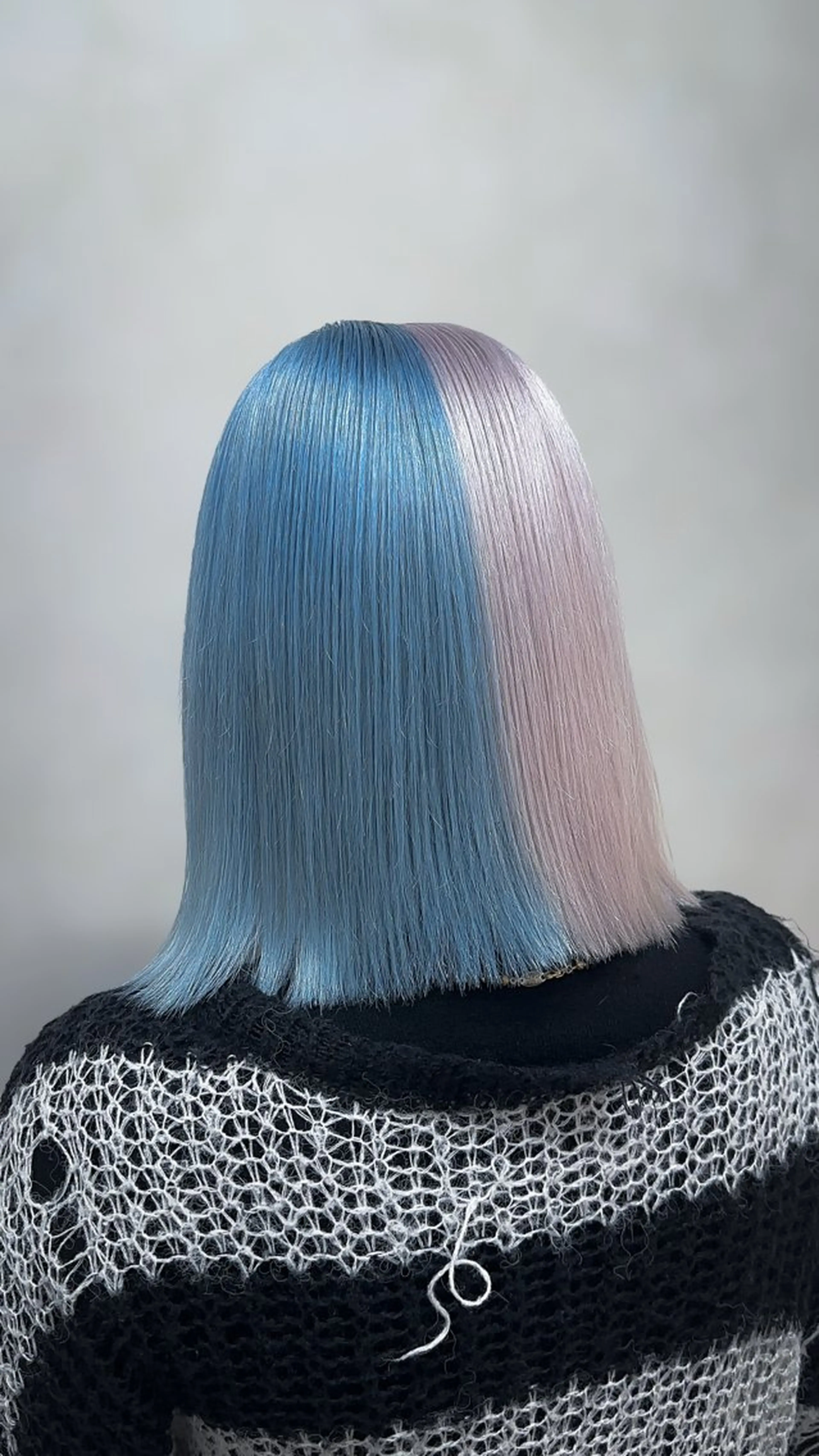 ミディアム カラー ハイトーン/ 縮毛矯正のヘアスタイル