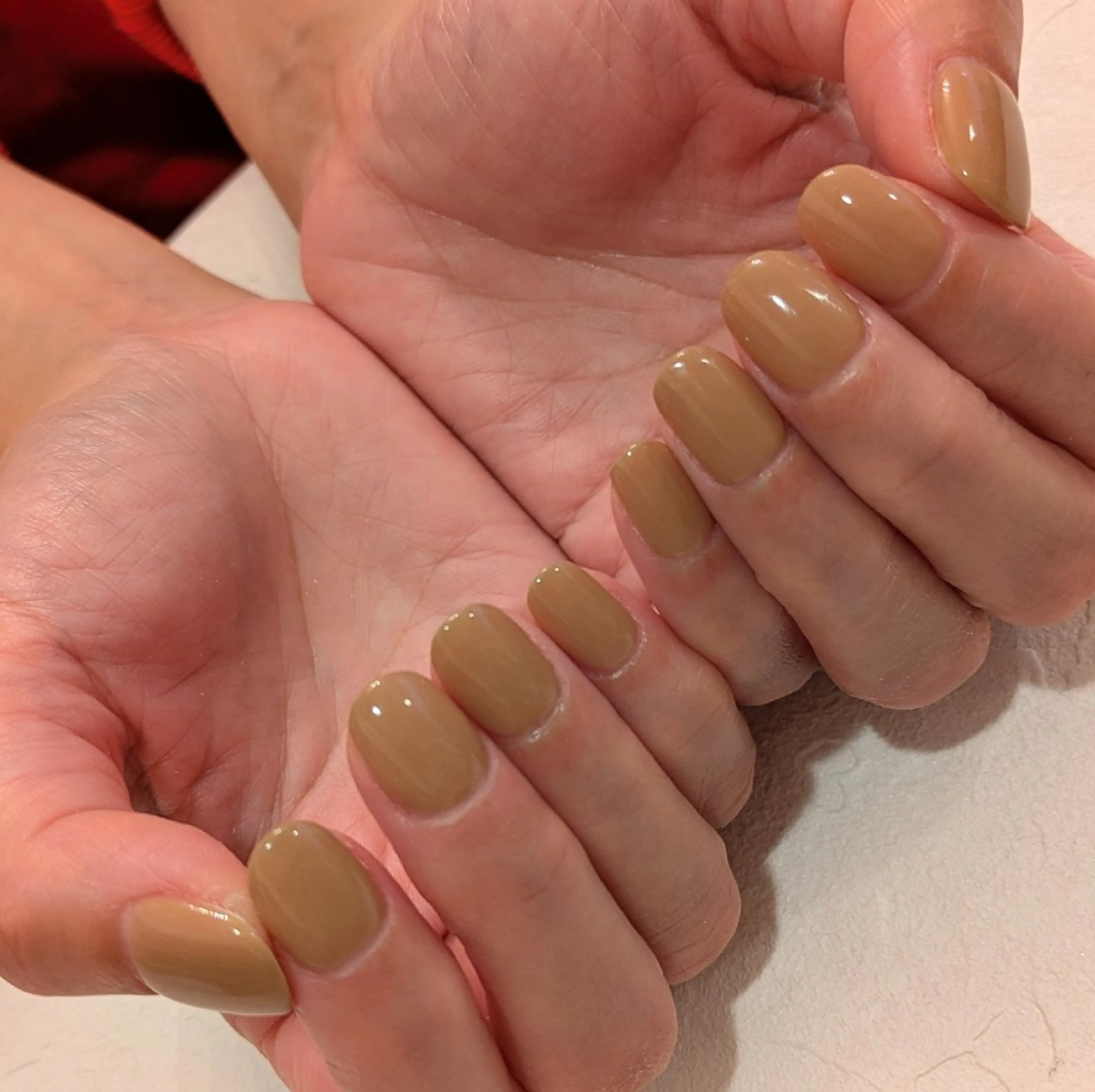 ネイル ワンカラーネイル ジェヌインネイル 河内のネイルデザイン