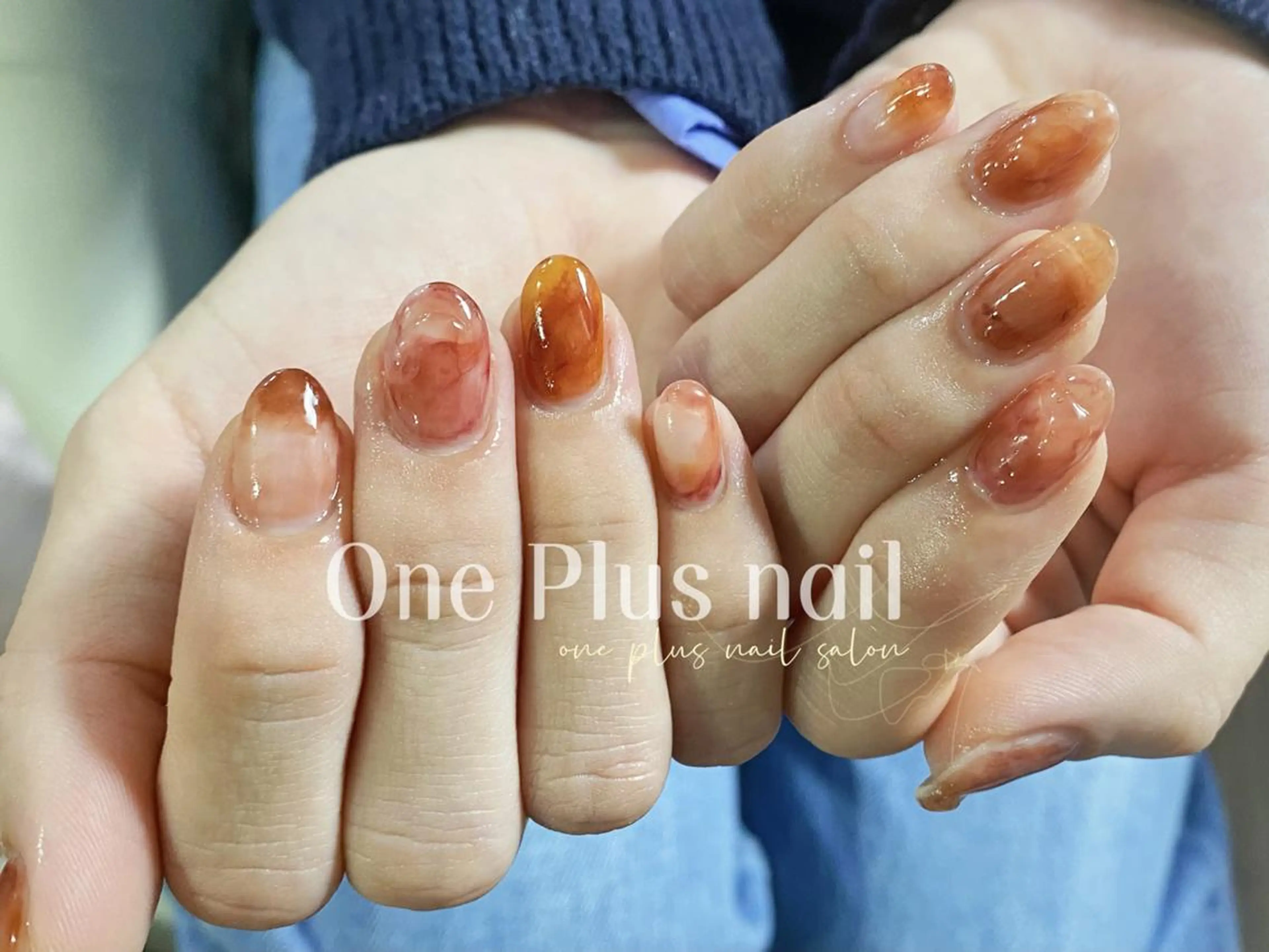 ネイル ガーリー ハート キラキラネイル 韓国ネイル ロングネイル One Plus Nail Salonのネイルデザイン