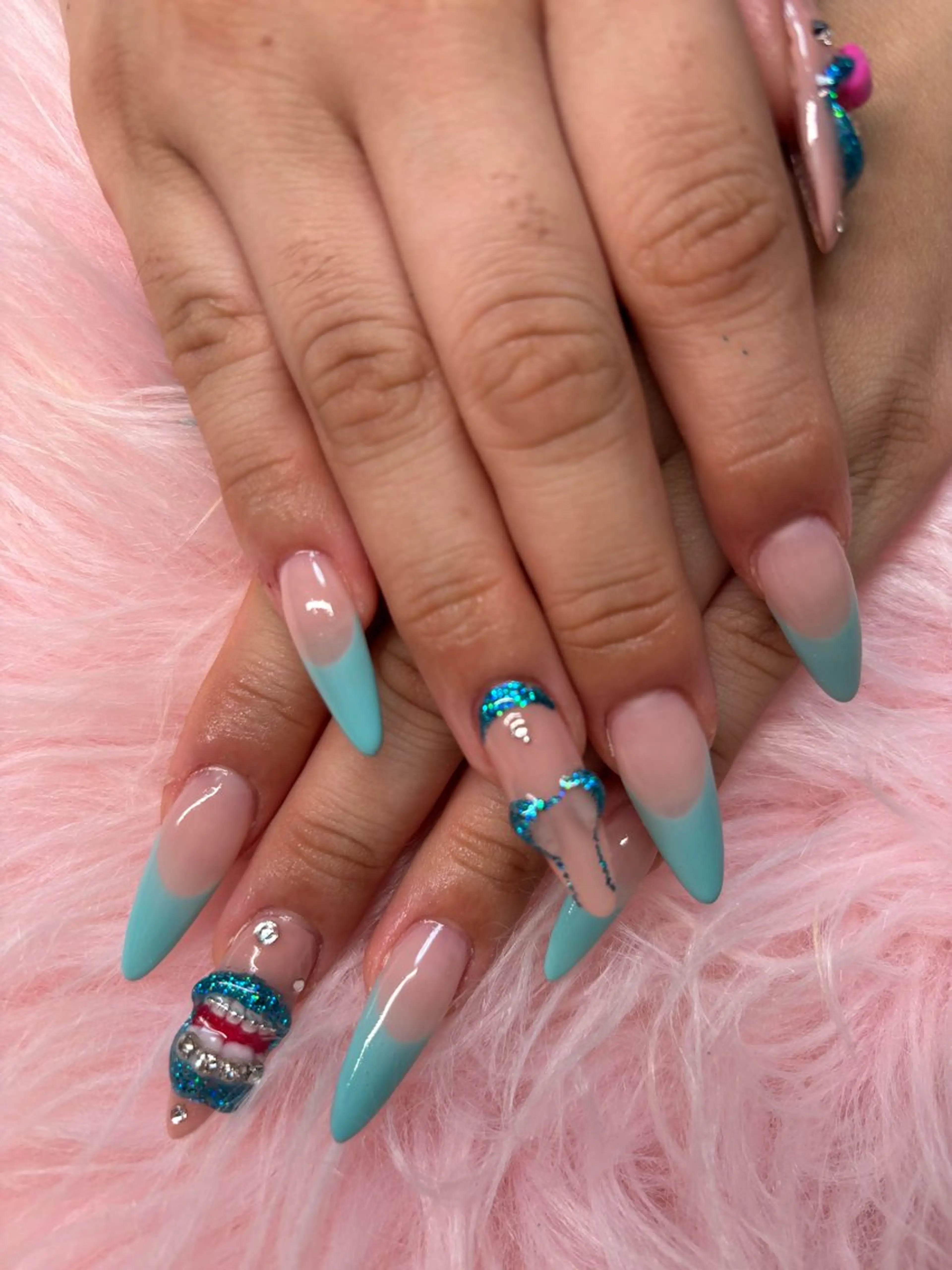 ネイル rukianail 新里のネイルデザイン