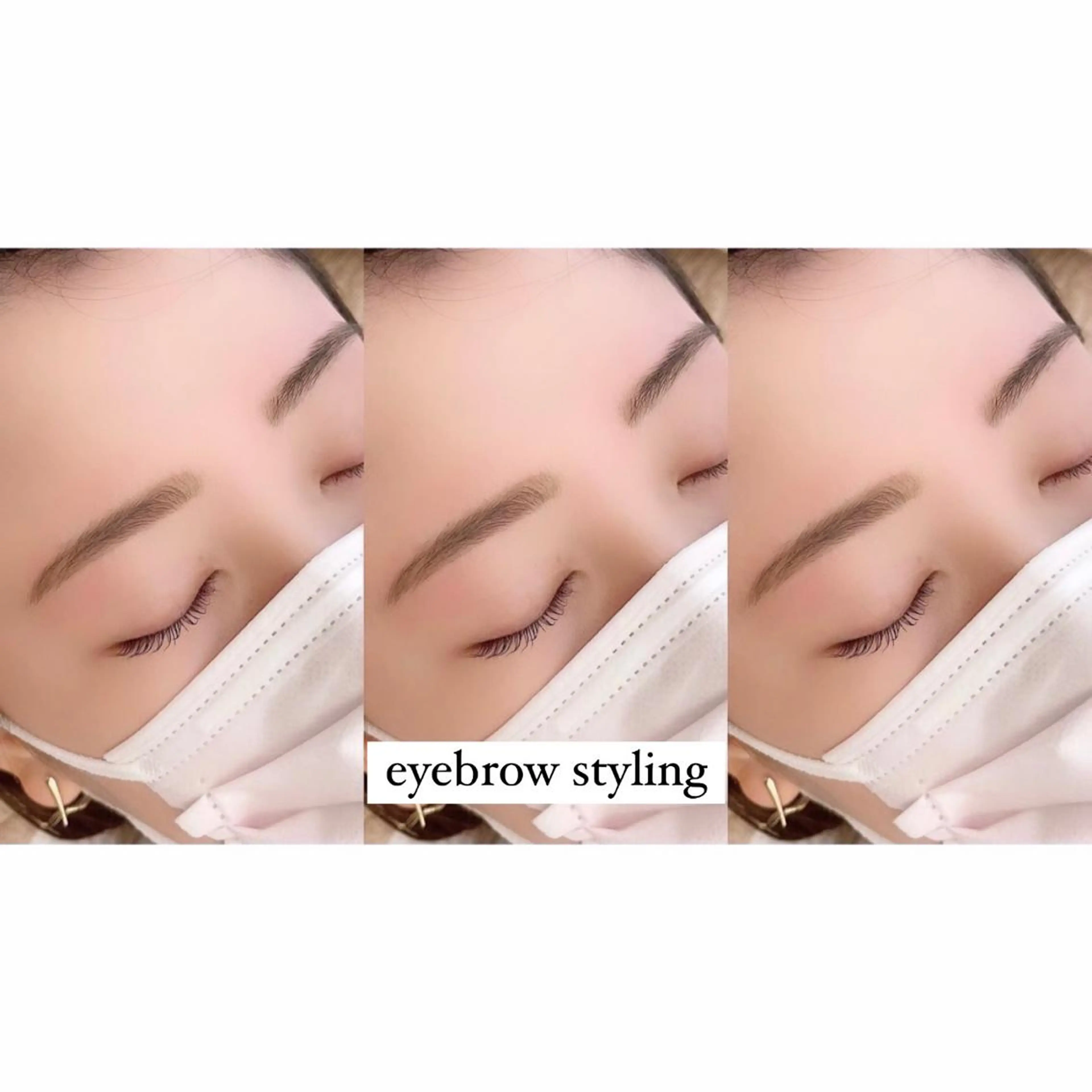 アイブロウ 眉毛ワックス脱毛 taniuchi ramuのマツエク・マツパデザイン