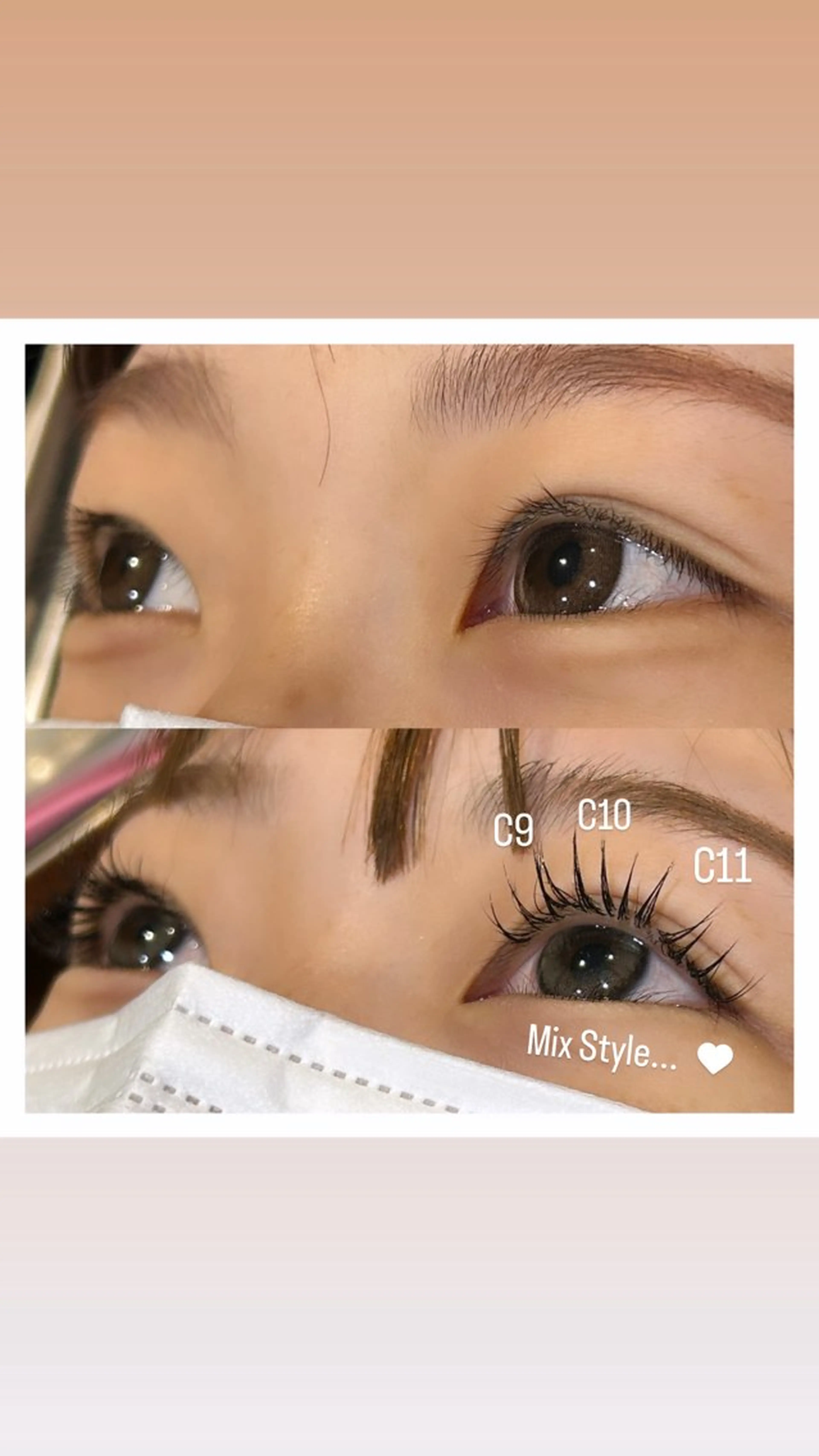 マツエク・マツパ 🩷ྀི中村 ほのか🧸🌷のマツエク・マツパデザイン