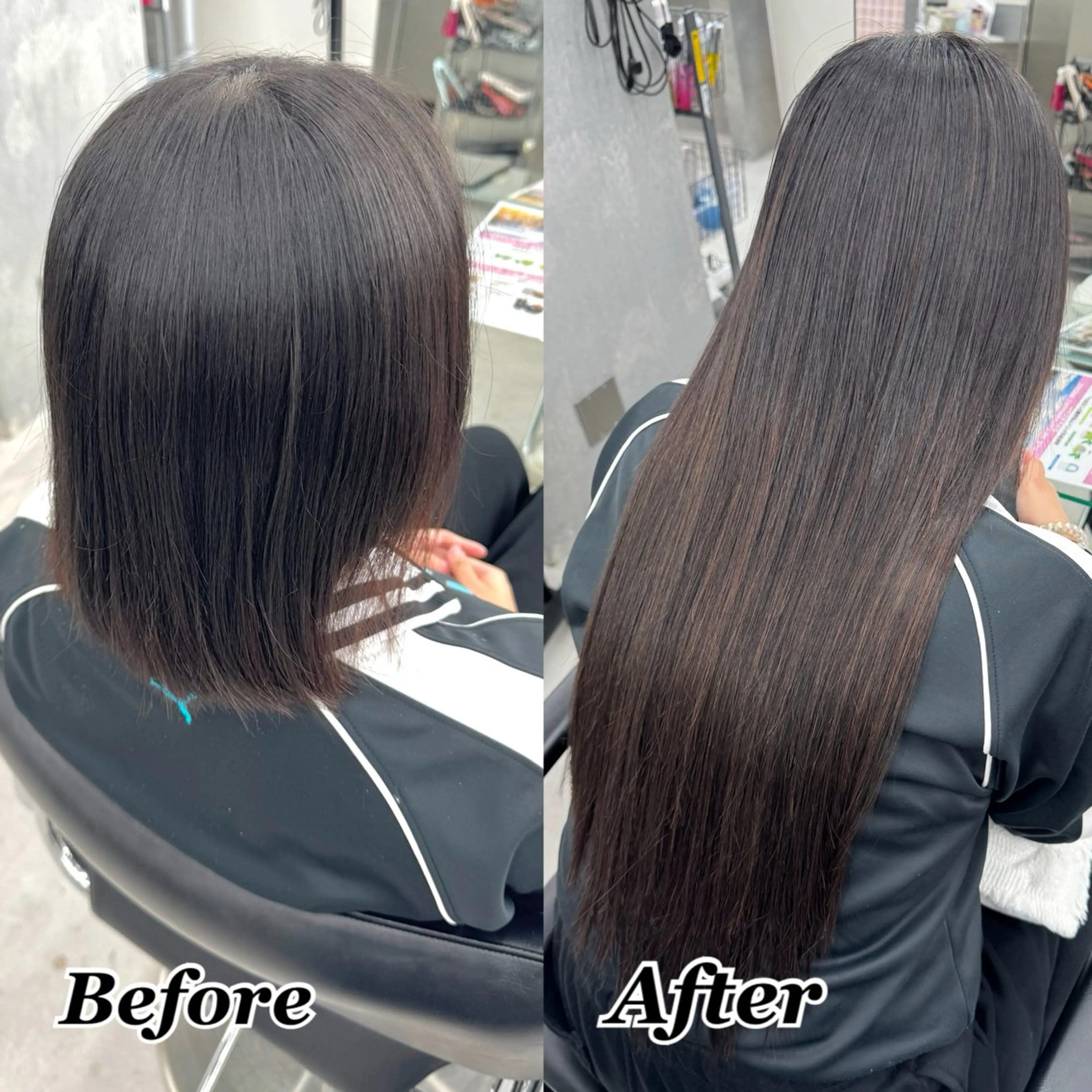 エクステ ヘアメ🎀推しカラー 🥣横浜/しほ🧸のヘアスタイル