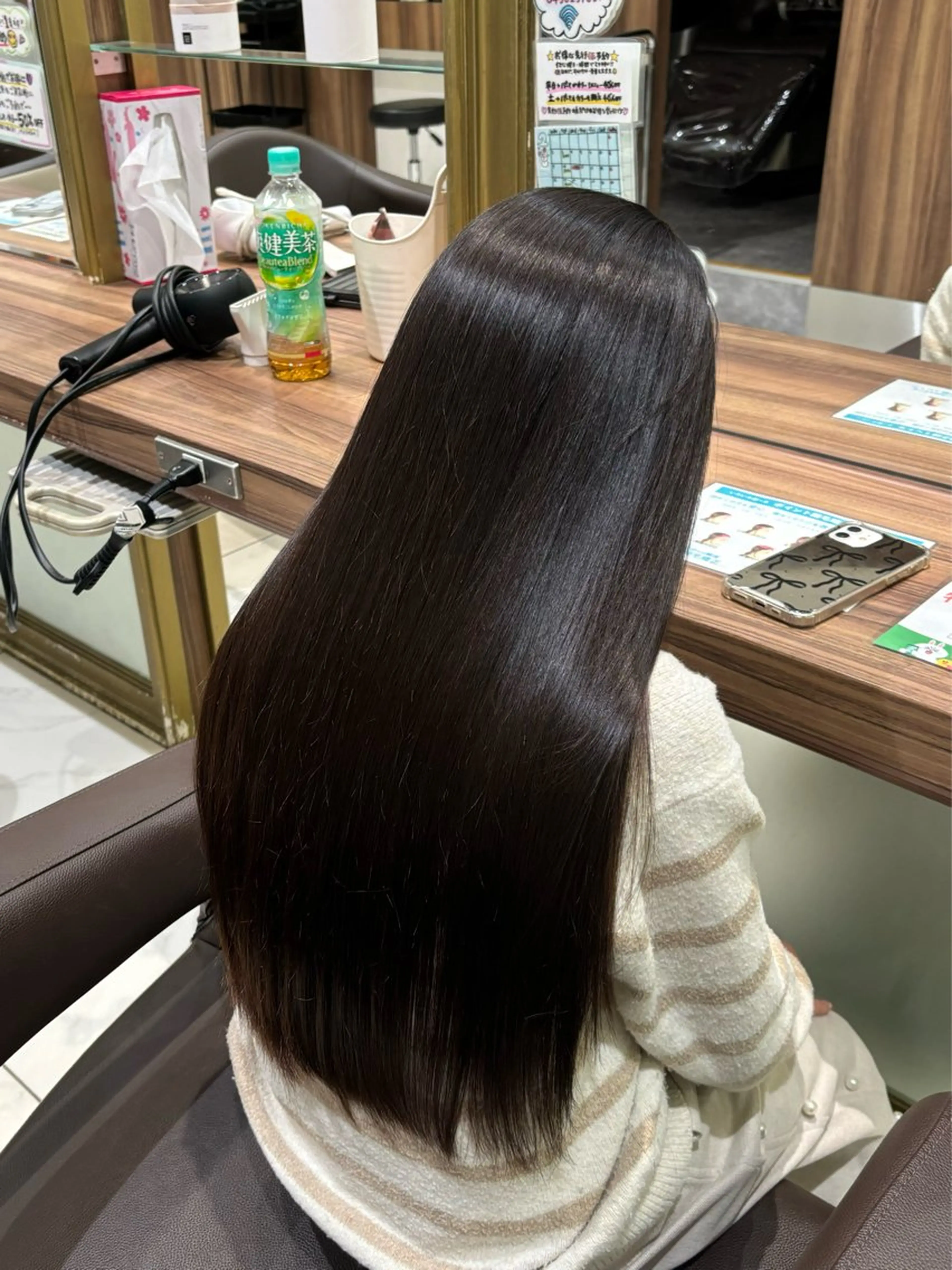 ロング パーマ 縮毛矯正 兵頭こころ モデル様募集中🎀のヘアスタイル