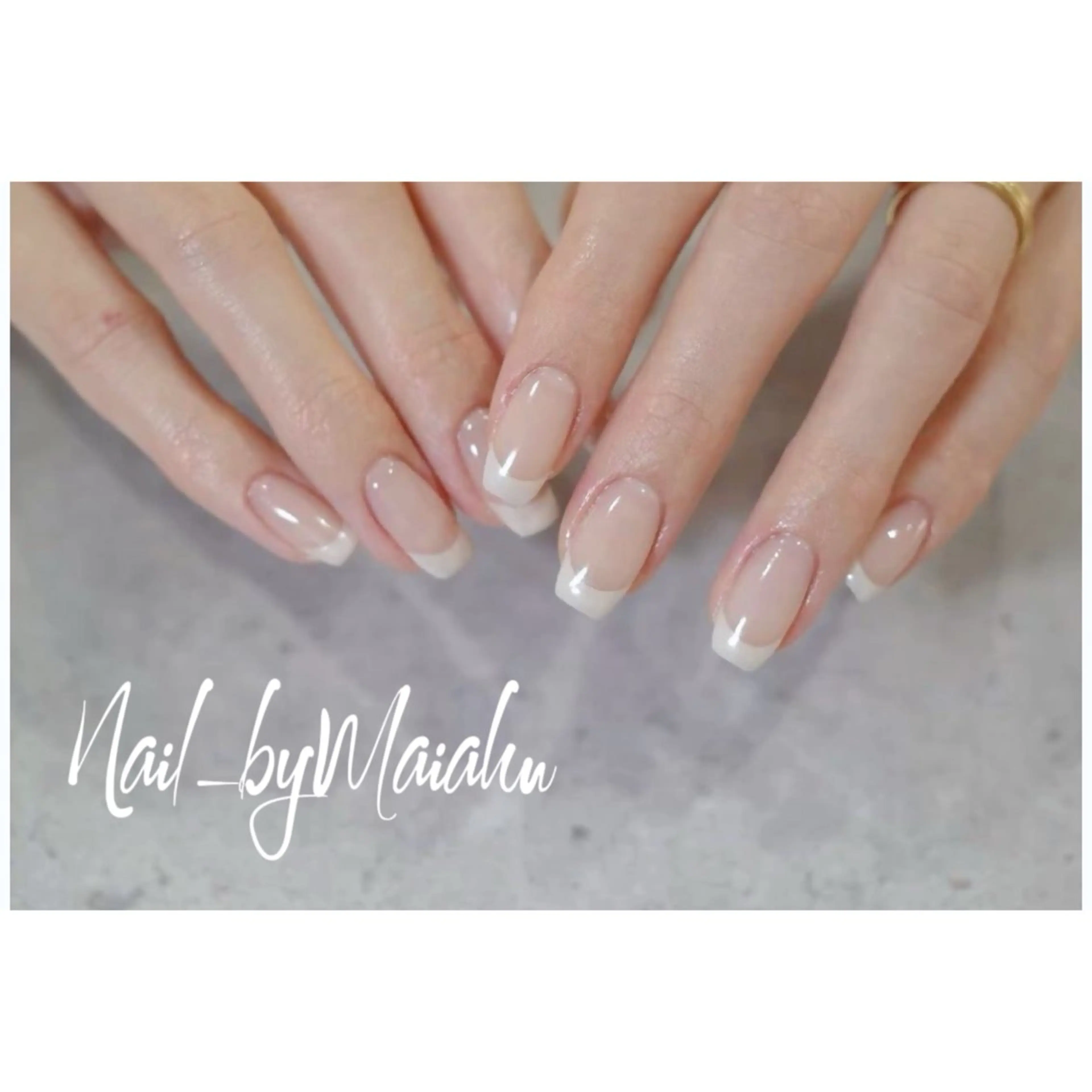 ネイル ハンドネイル ⏦マイアン 𐙚 NUDGE⏦のネイルデザイン