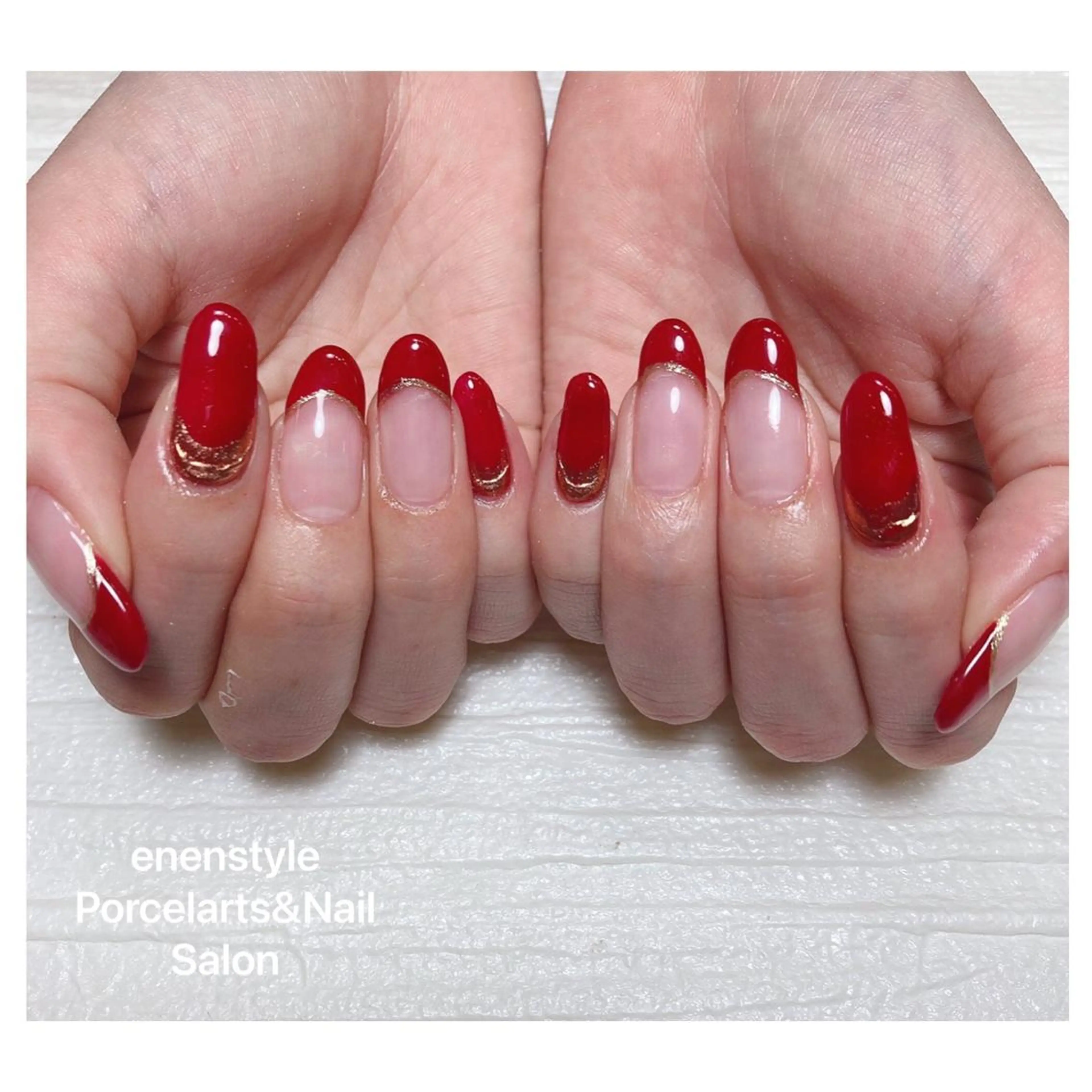 ミディアム ネイル ハンドネイル 👑enen style👑のネイルデザイン