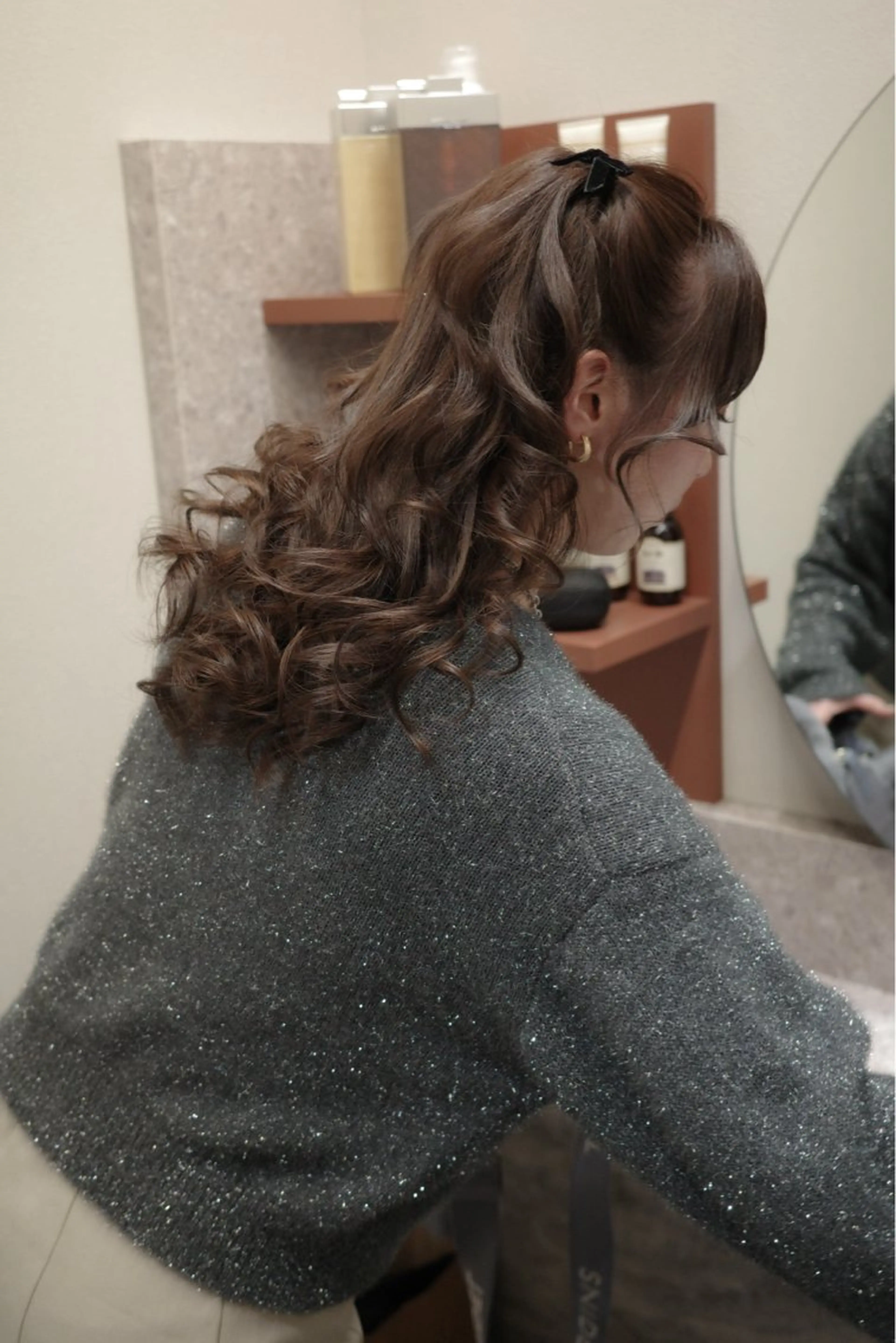 セミロング カラー ヘアアレンジ autre所属・大久保 ひでなりのヘアスタイル
