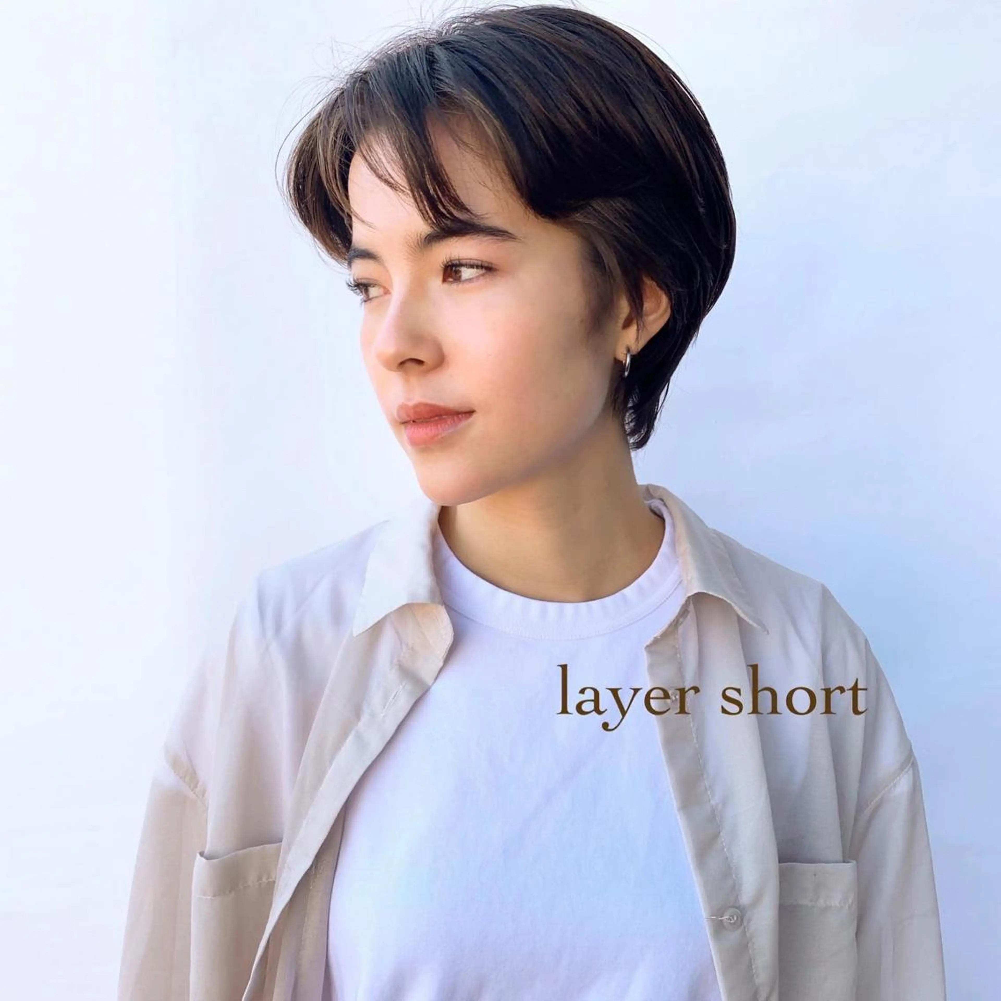 ショート オチ ハナのヘアスタイル