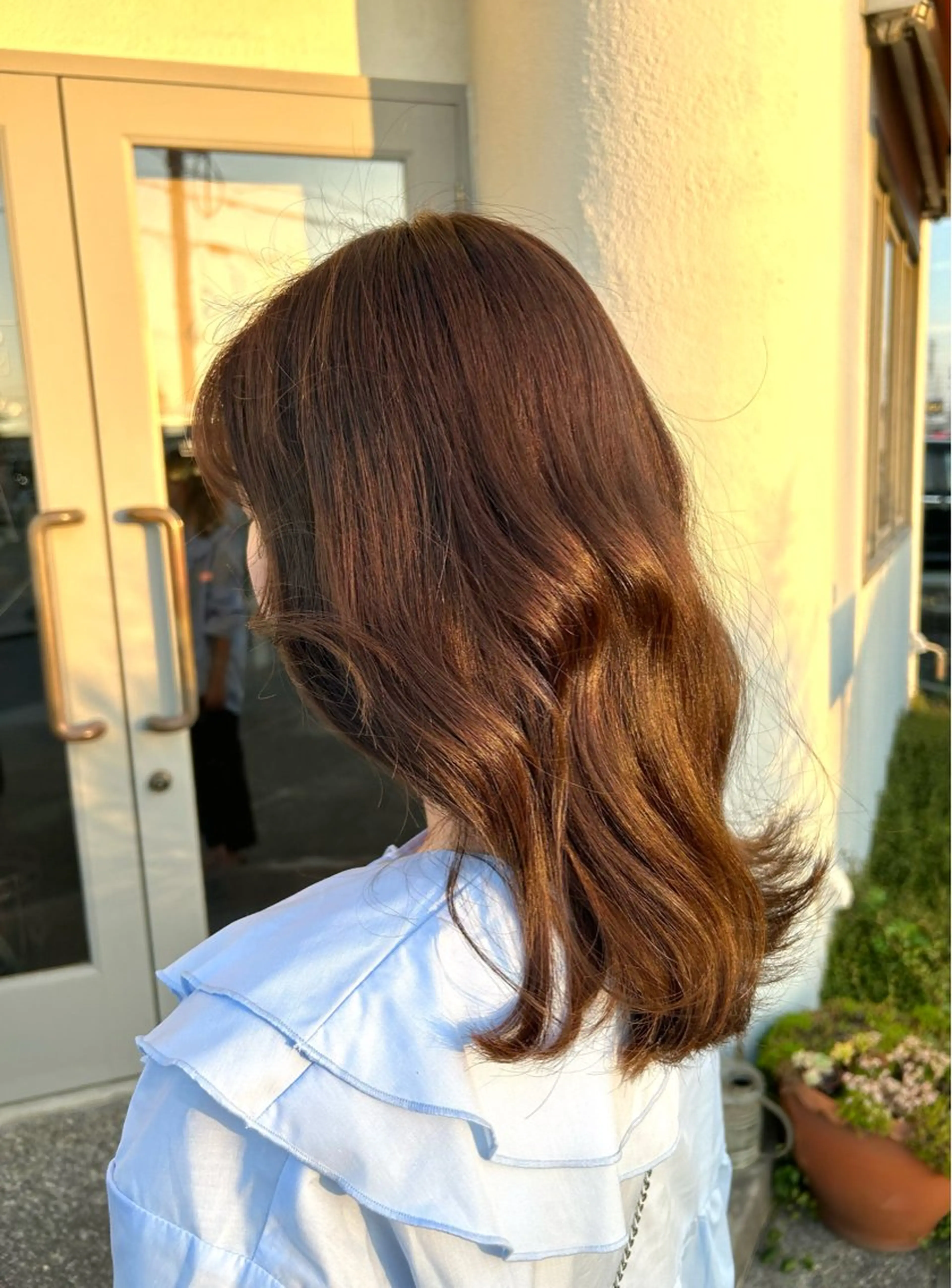 ミディアム 北川 飛瑶のヘアスタイル