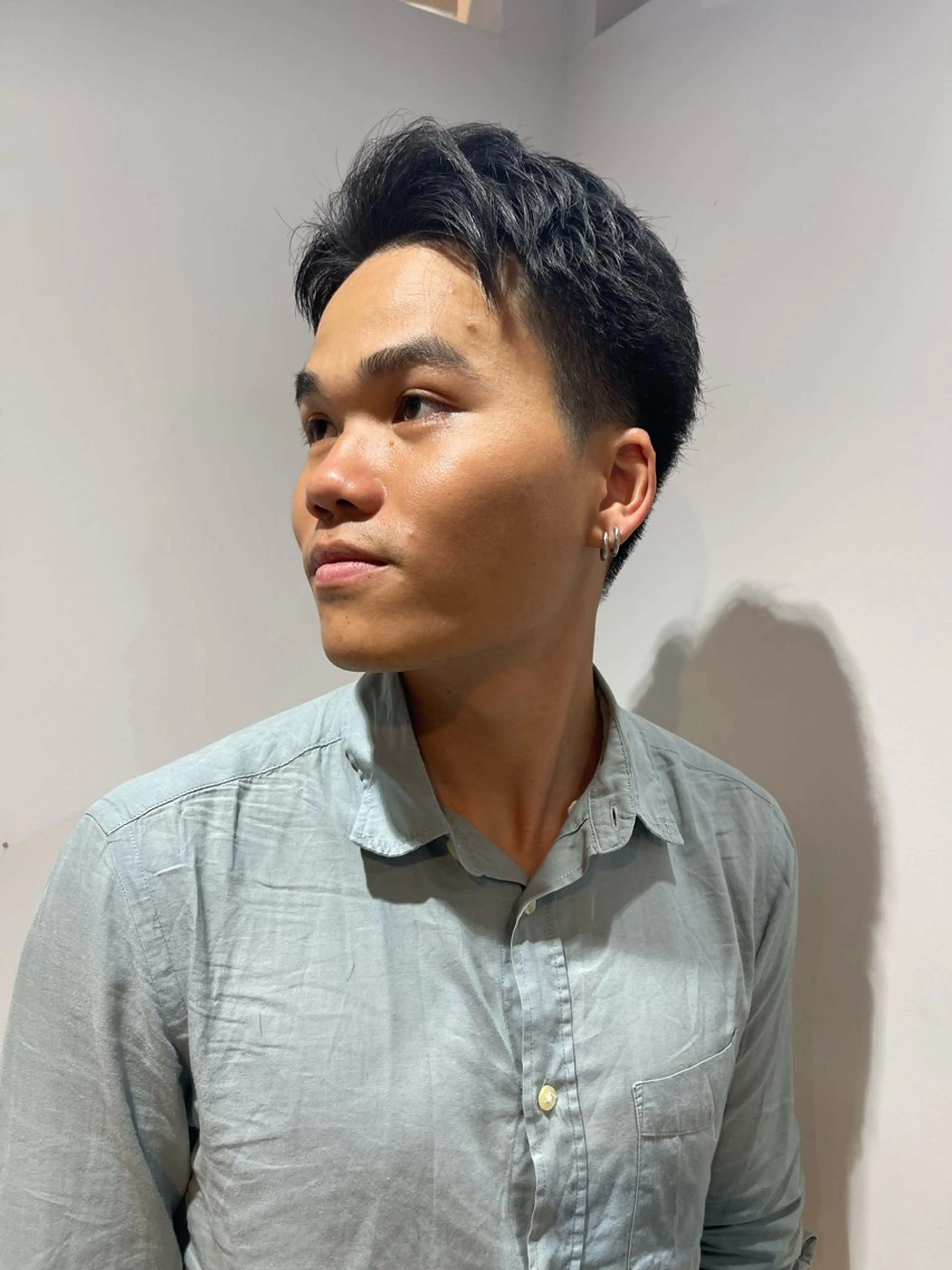 ショート メンズ ショートヘア AID_都立大学所属・林 亮太/ メンズ/メンズパーマのヘアスタイル