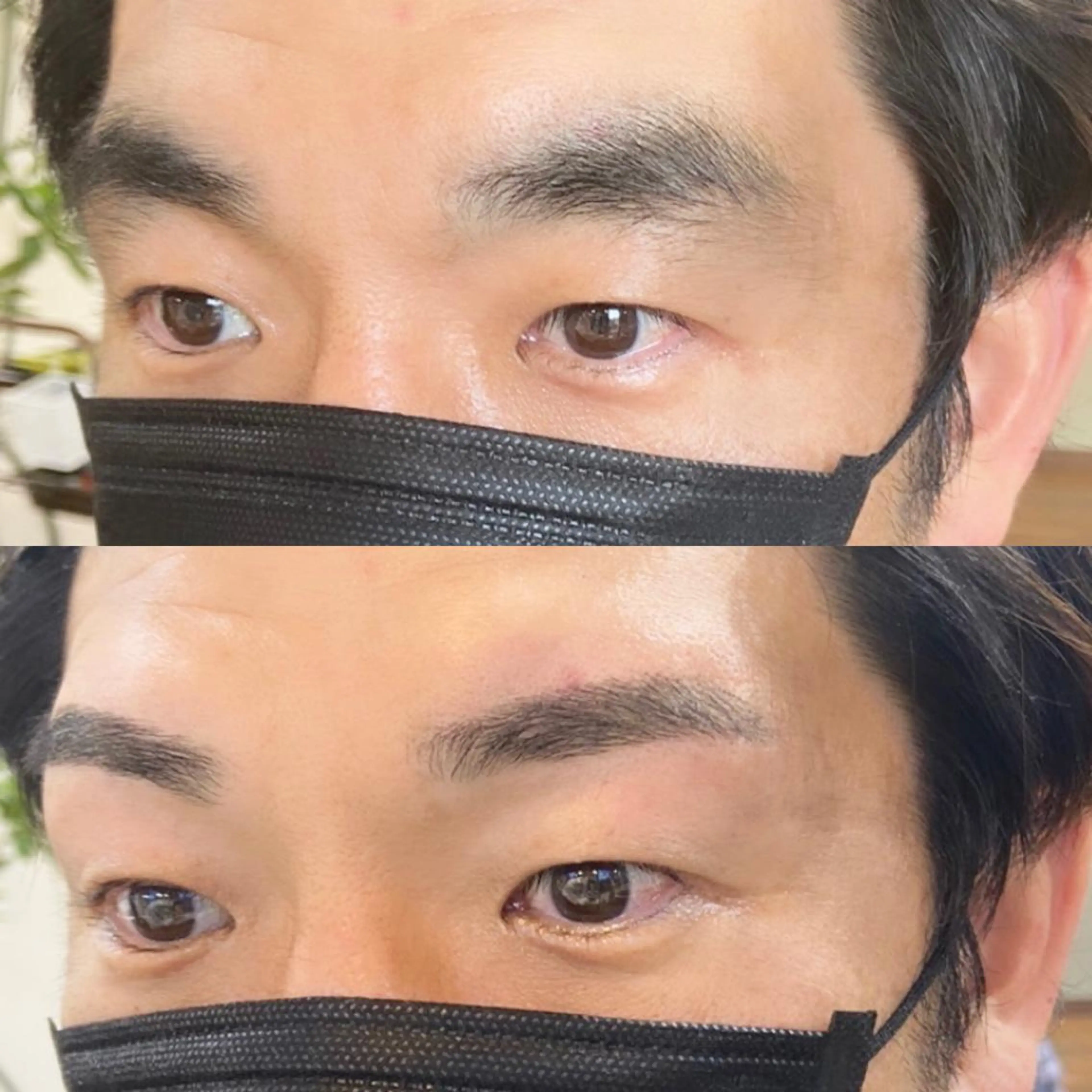 ショート カラー メンズ アイブロウ Re:ta KANZOのヘアスタイル