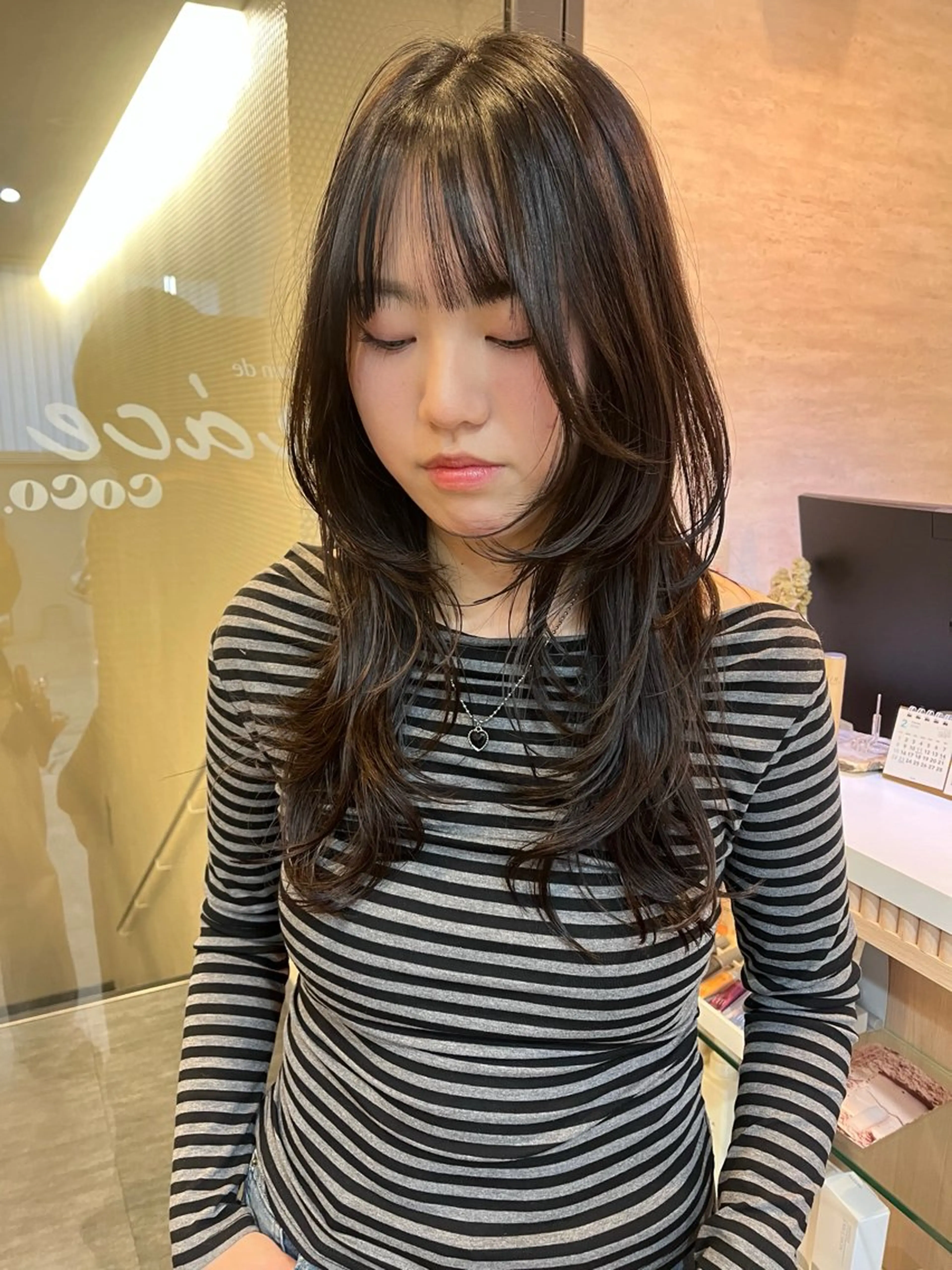 ロング カット レイヤー/暖色/ 髪質改善/永礼芳果のヘアスタイル