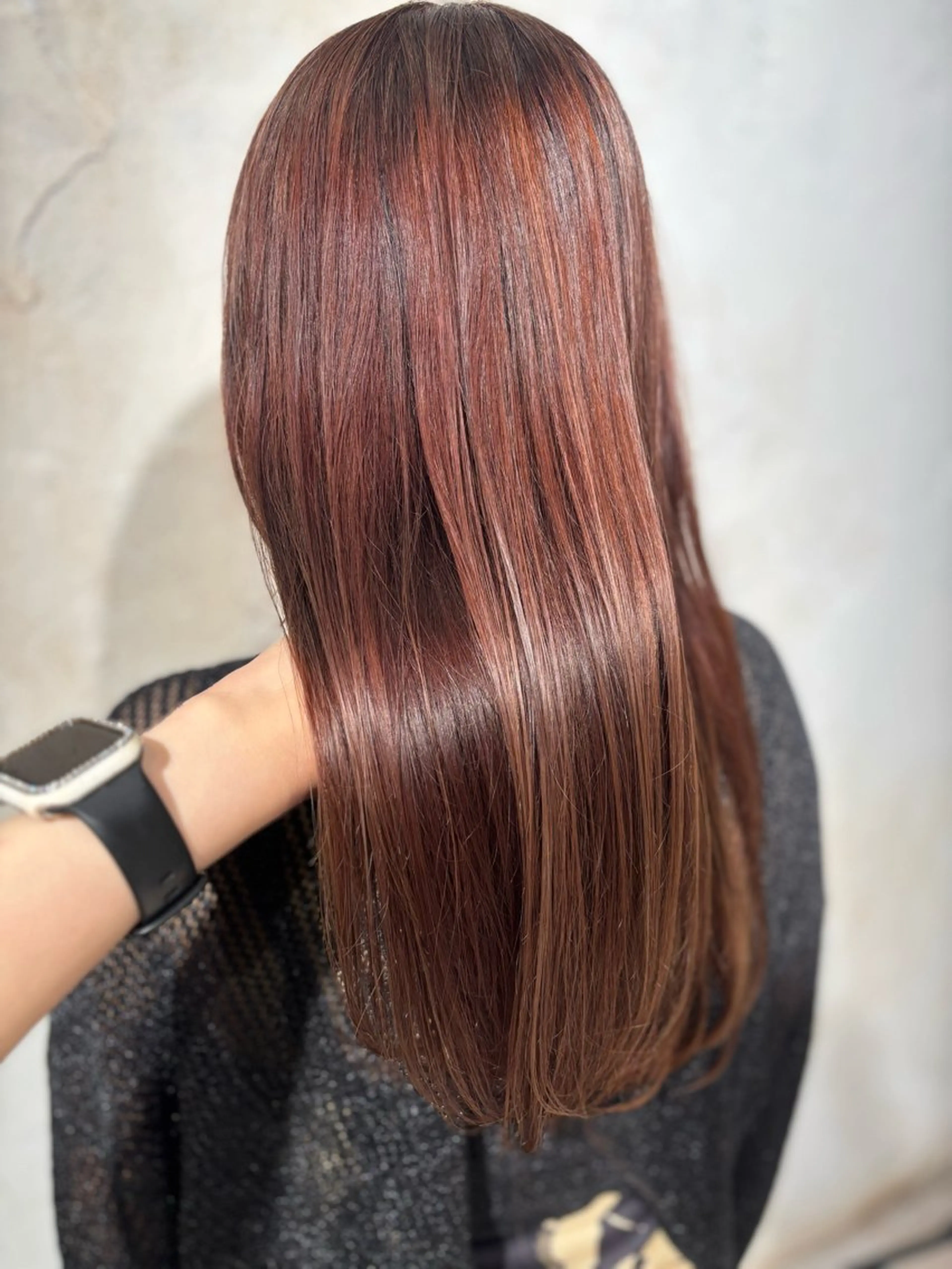 セミロング ピンクブラウン ヘアカラー Reir吉祥寺店所属・メンズモデル募集中 /Mana🪄のヘアスタイル