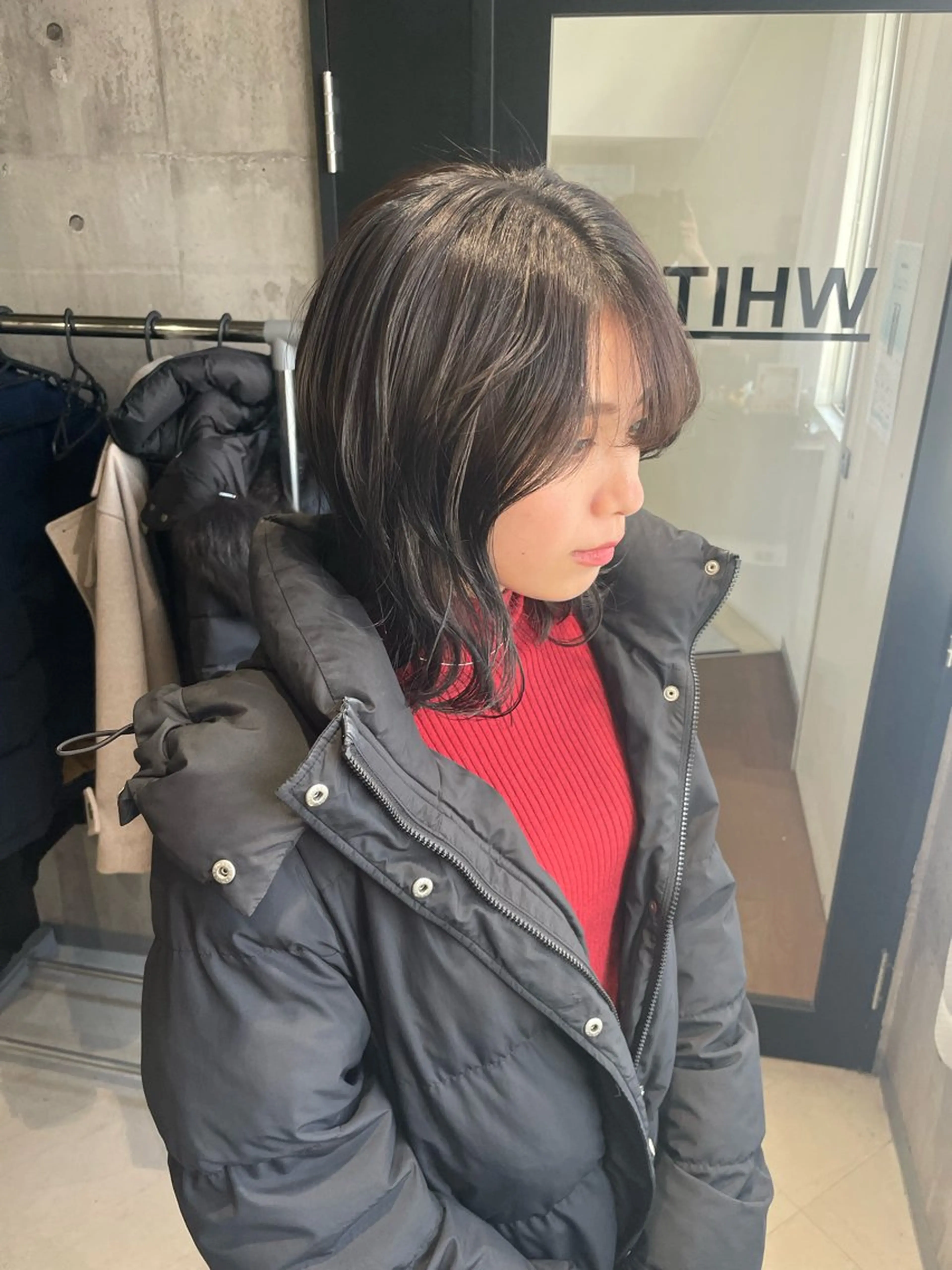 ミディアム カラー グレージュ ヘアカラー トリートメント 髪質改善/艶カラー Hiroakiのヘアスタイル