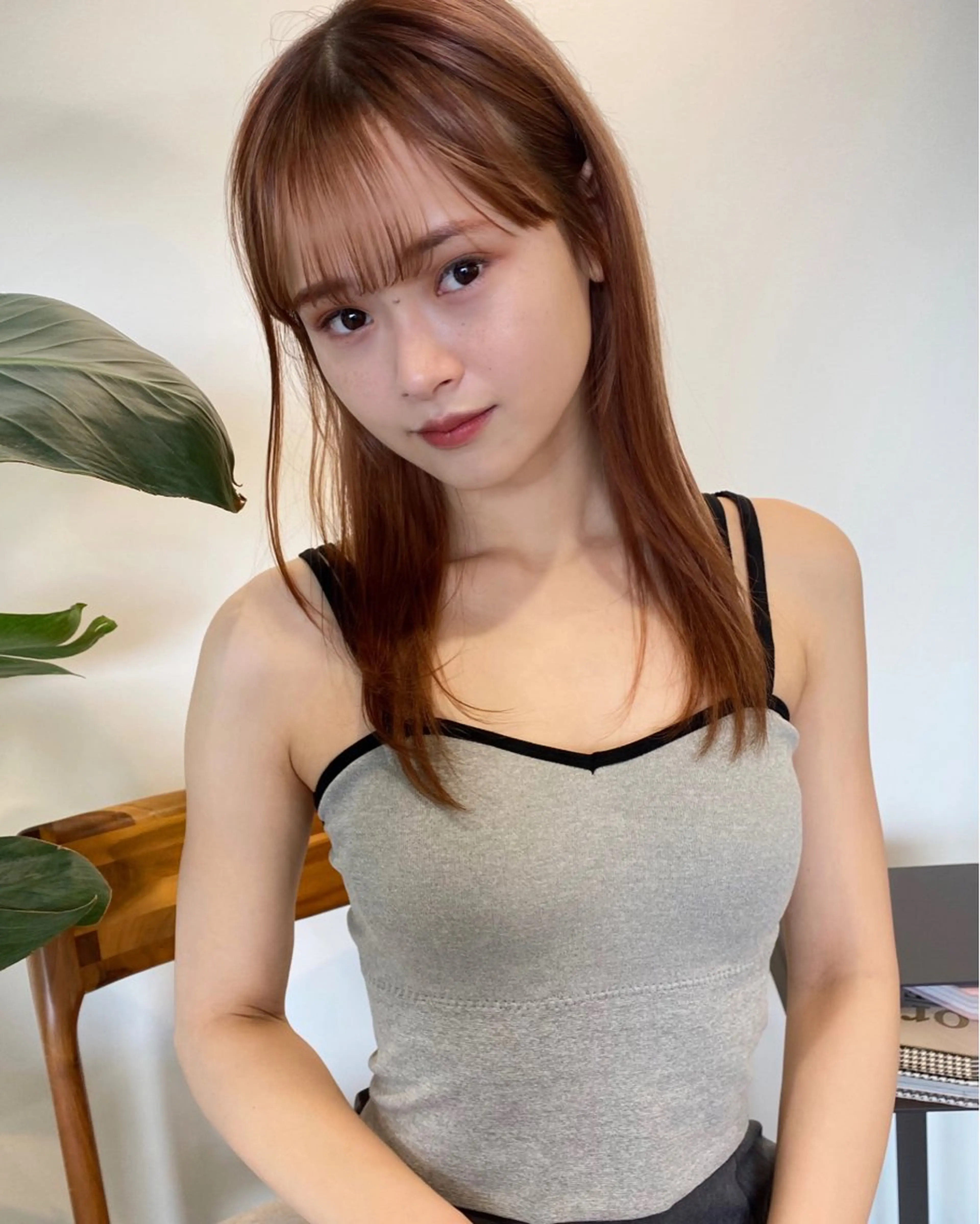 セミロング カラー 当日予約大歓迎💗 依田瑞希のヘアスタイル