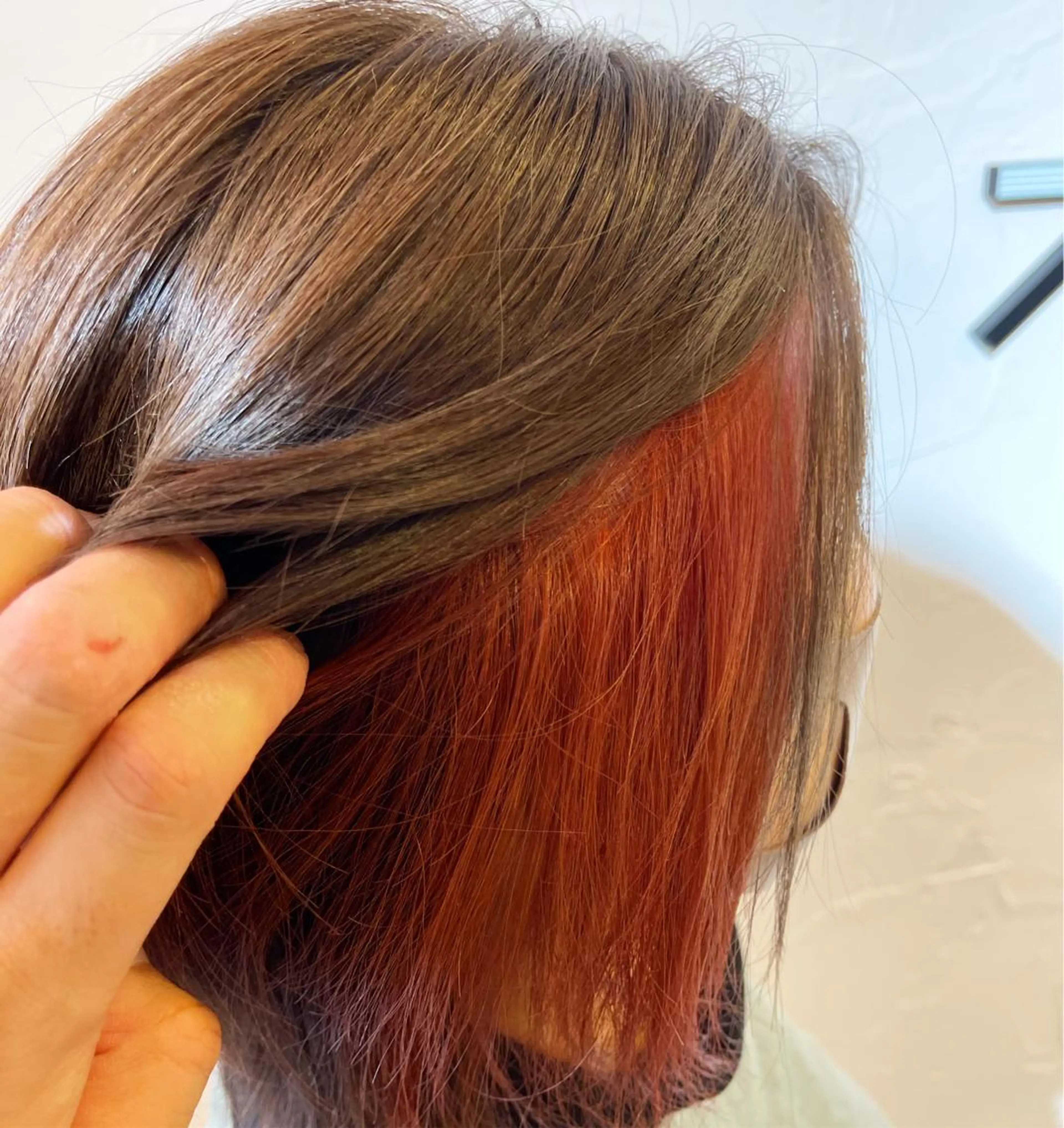 ショート カラー ヘアアレンジ インナーカラー 韓国風ヘア トリートメント 酸熱トリートメント ヘアカラー トリートメント Add9 柳田健登のヘアスタイル