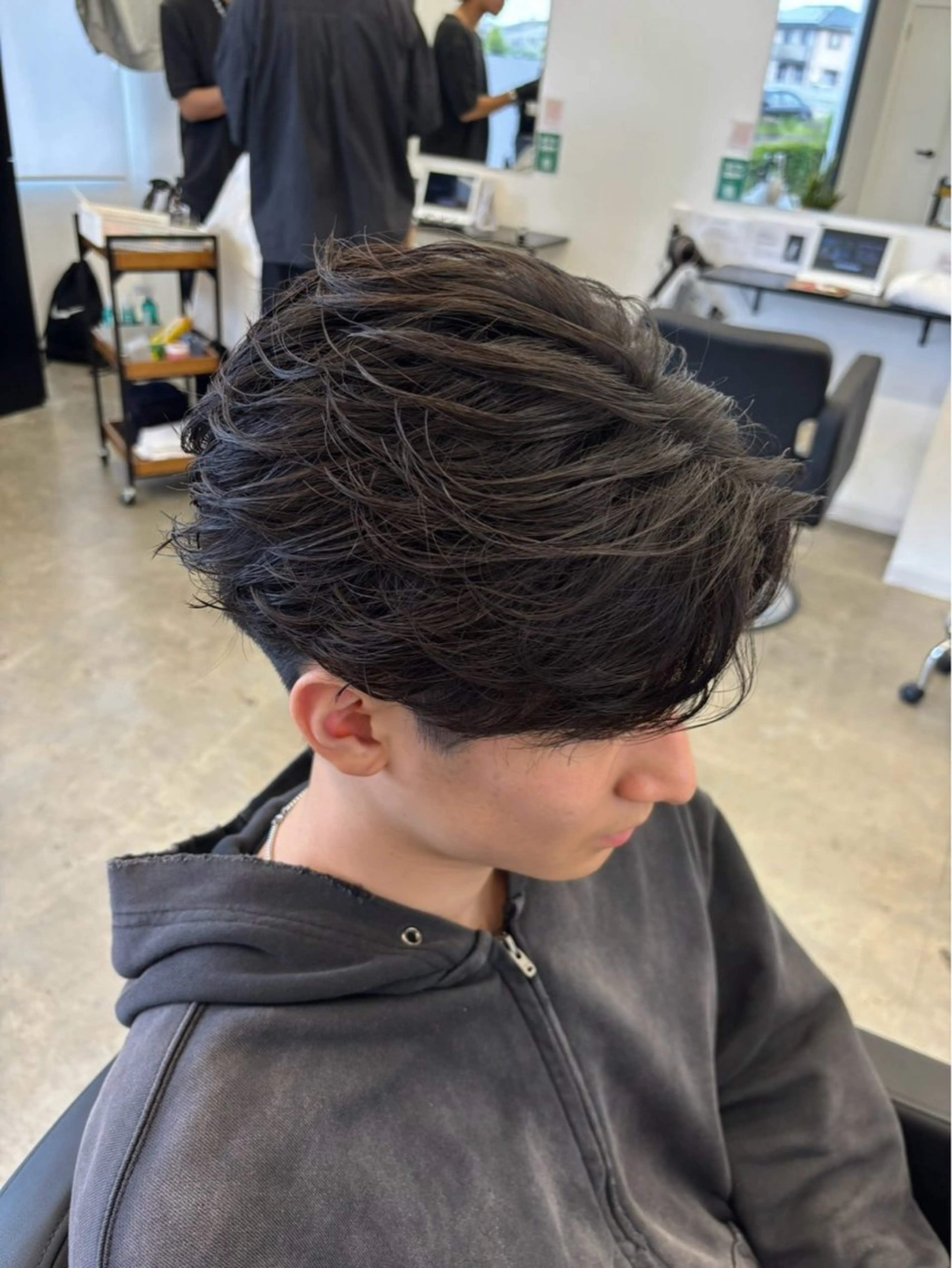 パーマ メンズ カット パーマ メンズ特化美容師 /真家雅樹🔥のヘアスタイル